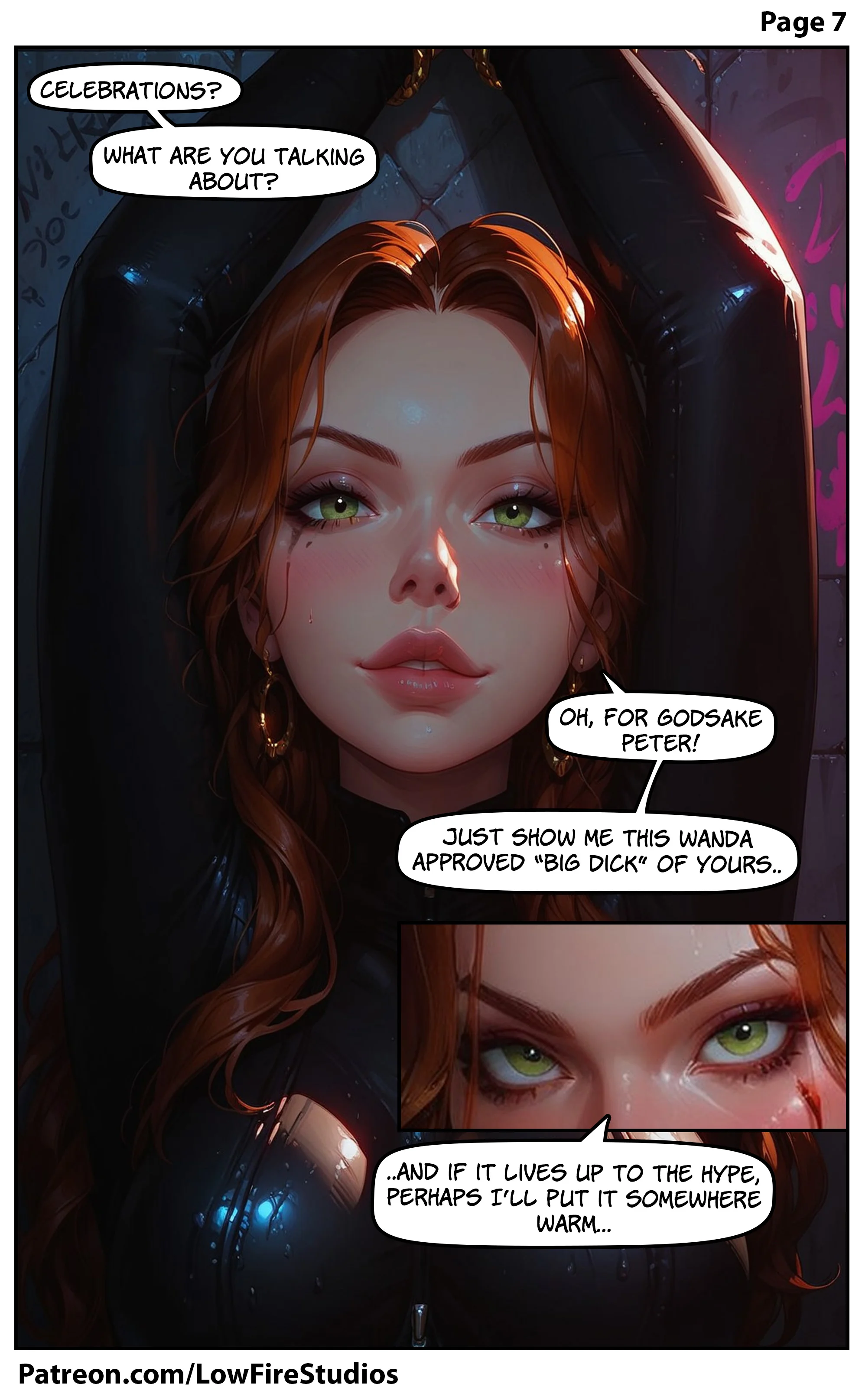 The Rabbit Hole [LowFireStudios] - Caught in her web - AI Gen - Page 8