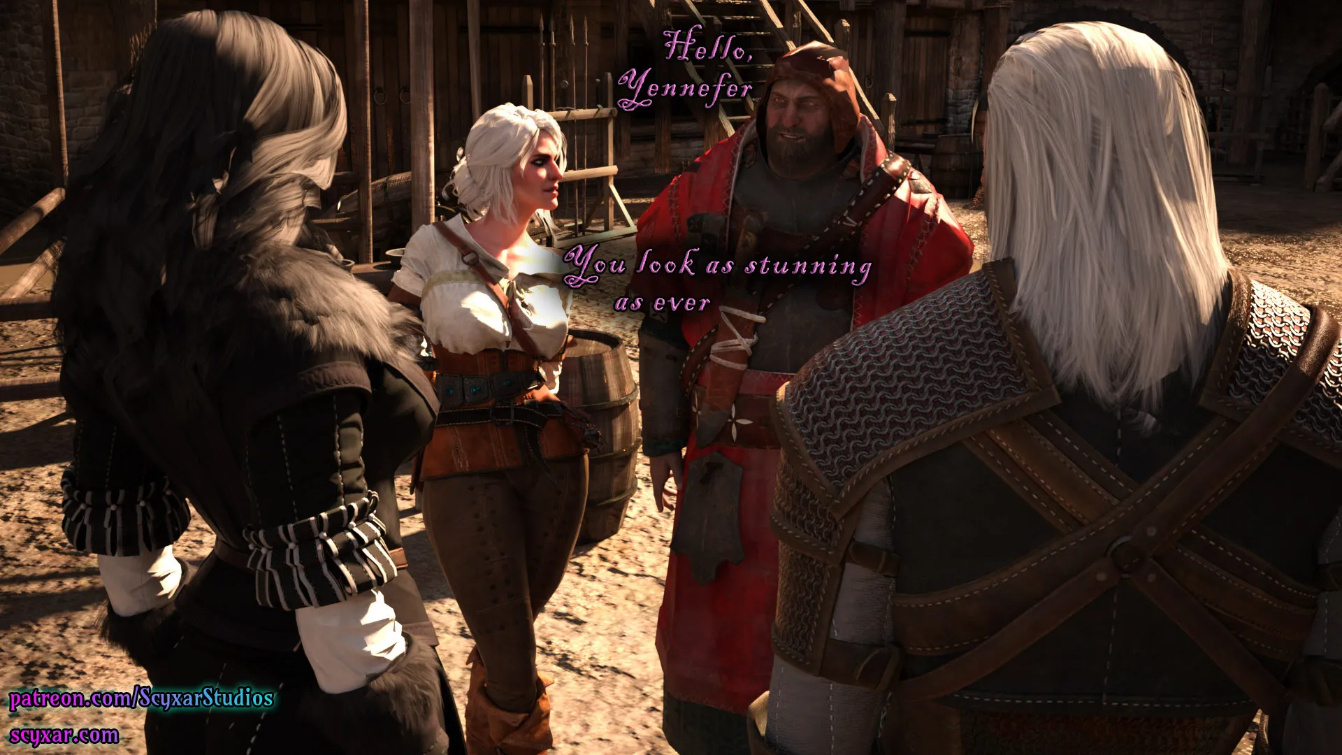 Geralt’s Transformation into Yennefer [Scyxar Studios] - 7 . Geralt’s Transformation into Yennefer - Chapter 7 - Page 5