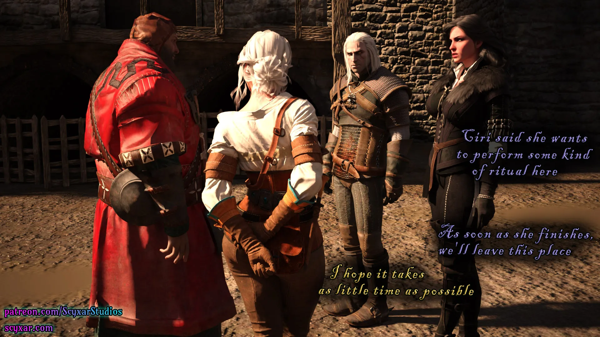 Geralt’s Transformation into Yennefer [Scyxar Studios] - 7 . Geralt’s Transformation into Yennefer - Chapter 7 - Page 9