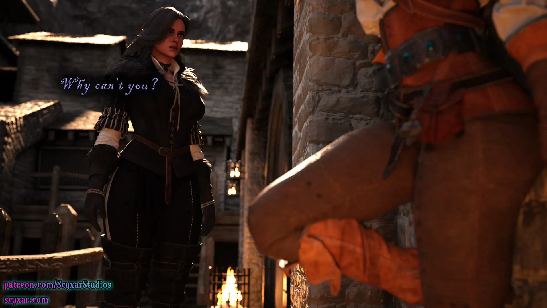 Geralt’s Transformation into Yennefer [Scyxar Studios] - 7 . Geralt’s Transformation into Yennefer - Chapter 7 - Page 12