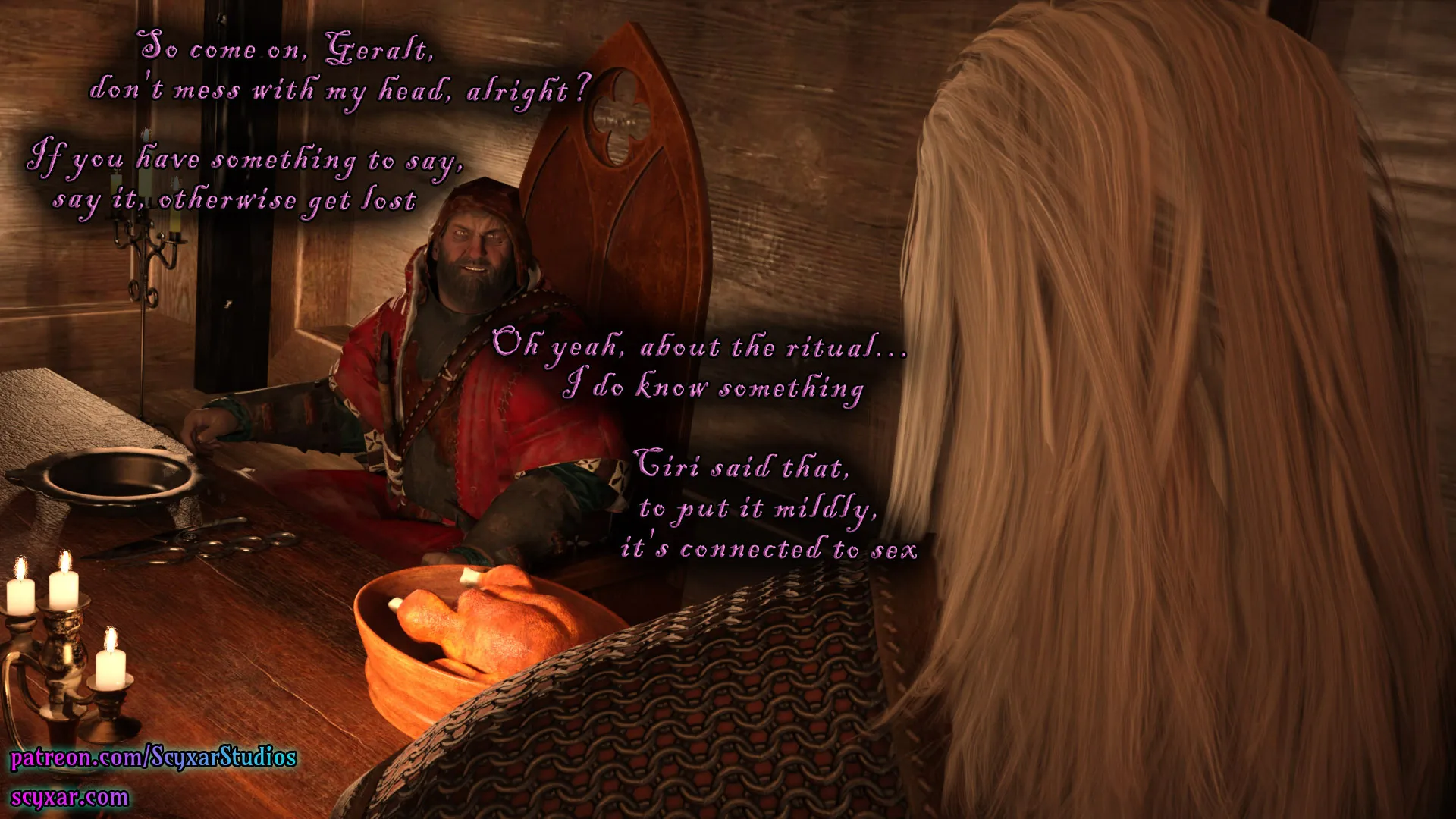 Geralt’s Transformation into Yennefer [Scyxar Studios] - 7 . Geralt’s Transformation into Yennefer - Chapter 7 - Page 22