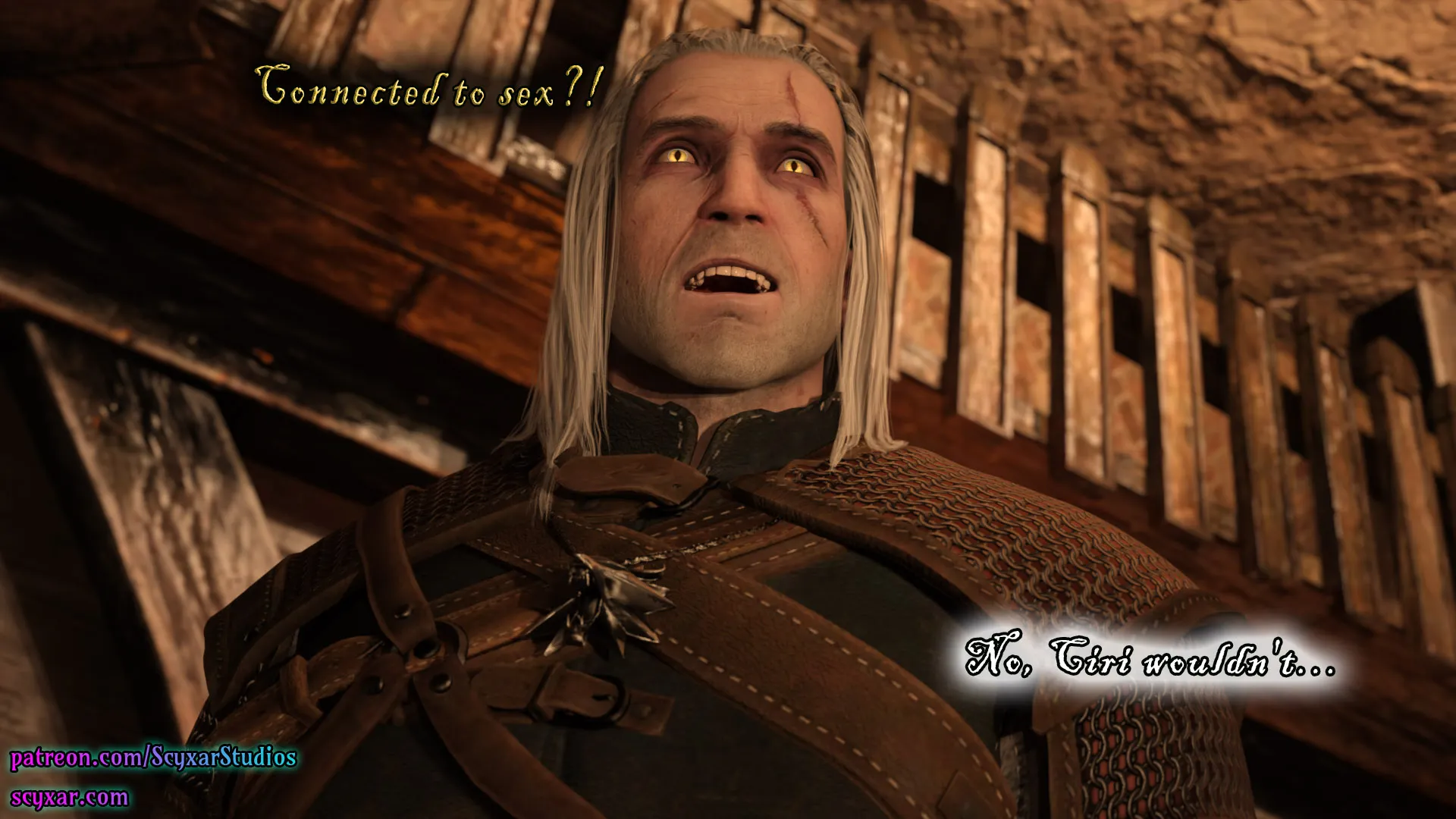 Geralt’s Transformation into Yennefer [Scyxar Studios] - 7 . Geralt’s Transformation into Yennefer - Chapter 7 - Page 23