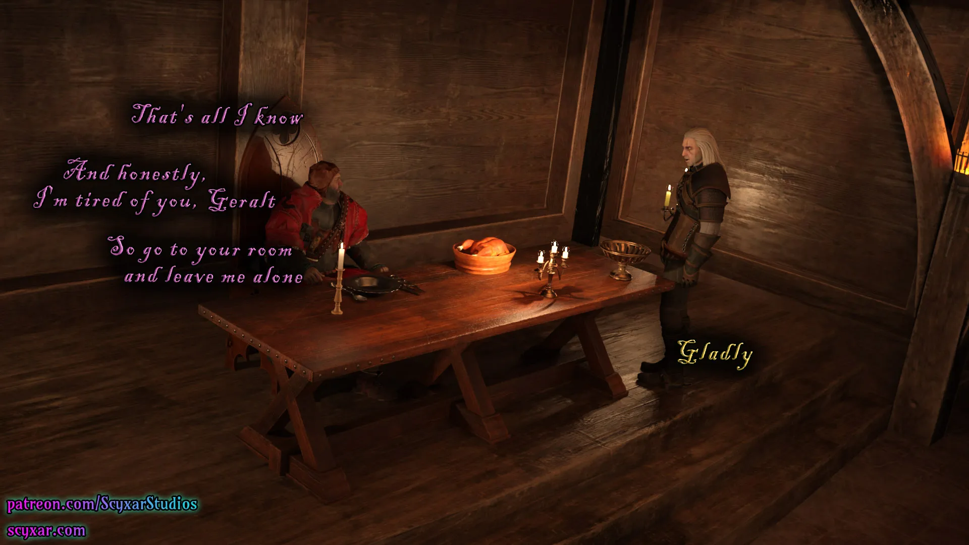 Geralt’s Transformation into Yennefer [Scyxar Studios] - 7 . Geralt’s Transformation into Yennefer - Chapter 7 - Page 24