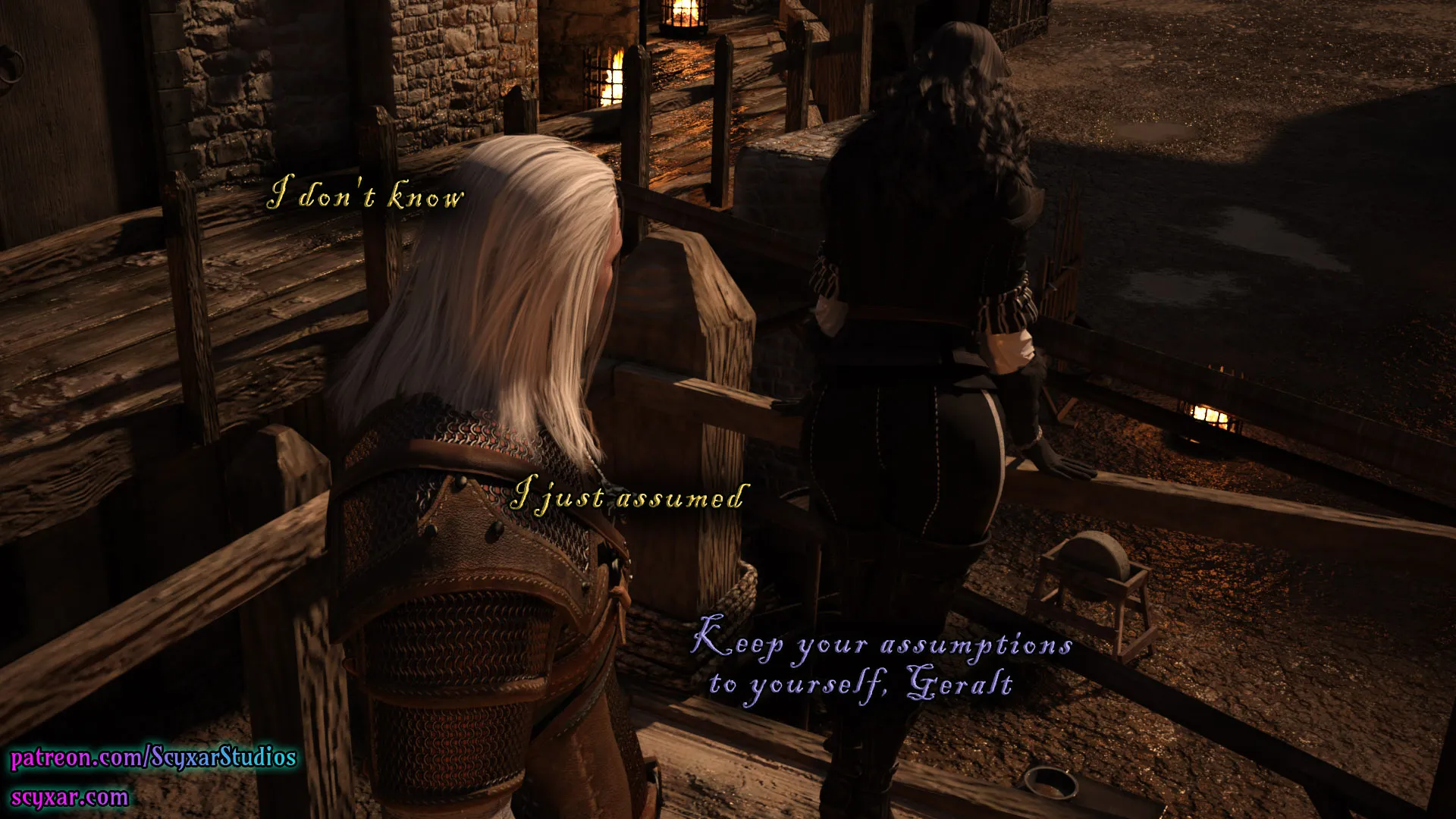 Geralt’s Transformation into Yennefer [Scyxar Studios] - 7 . Geralt’s Transformation into Yennefer - Chapter 7 - Page 28