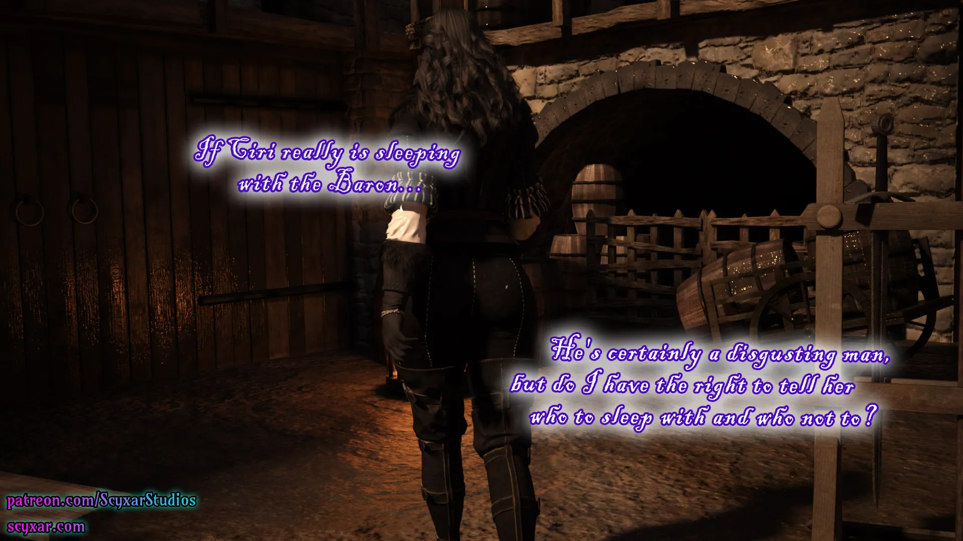Geralt’s Transformation into Yennefer [Scyxar Studios] - 7 . Geralt’s Transformation into Yennefer - Chapter 7 - Page 35