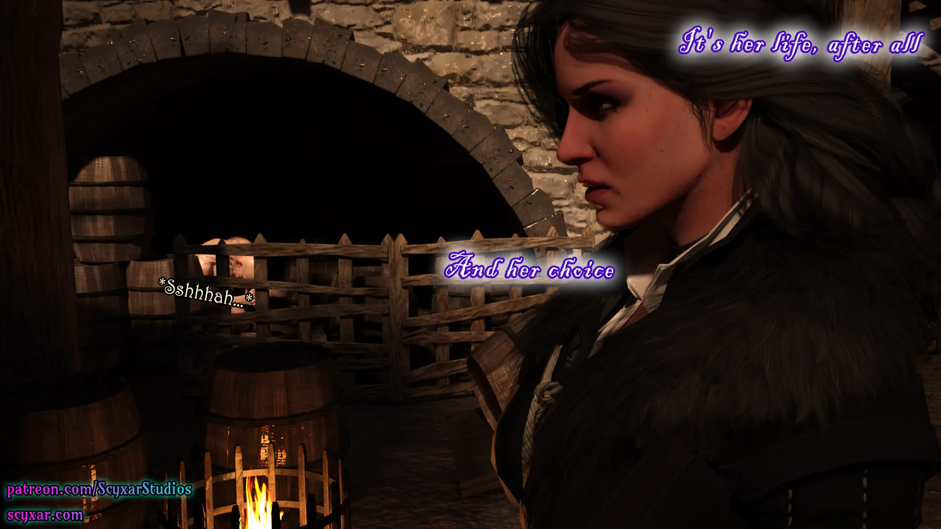 Geralt’s Transformation into Yennefer [Scyxar Studios] - 7 . Geralt’s Transformation into Yennefer - Chapter 7 - Page 36