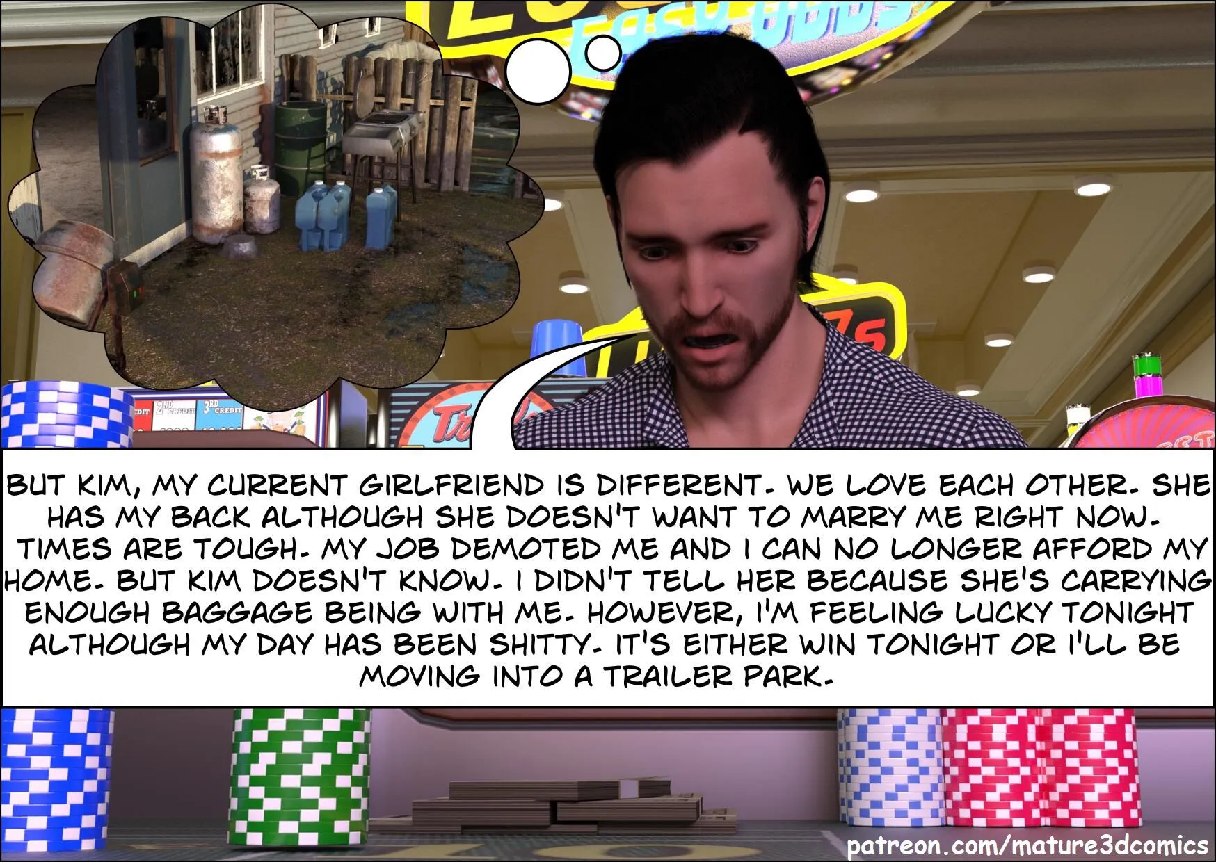 The Gamble [Mature3DComics] - 1 . The Gamble - Chapter 1 - Page 13