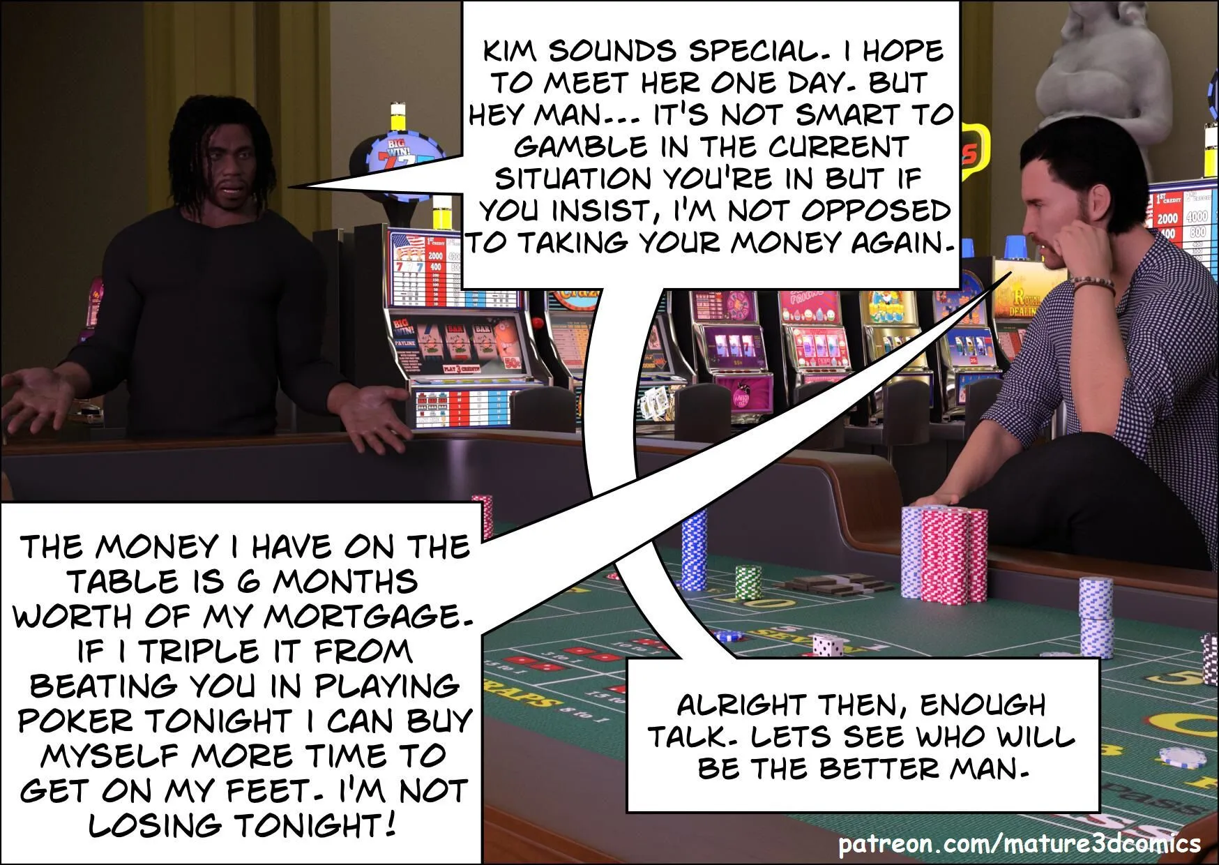 The Gamble [Mature3DComics] - 1 . The Gamble - Chapter 1 - Page 14