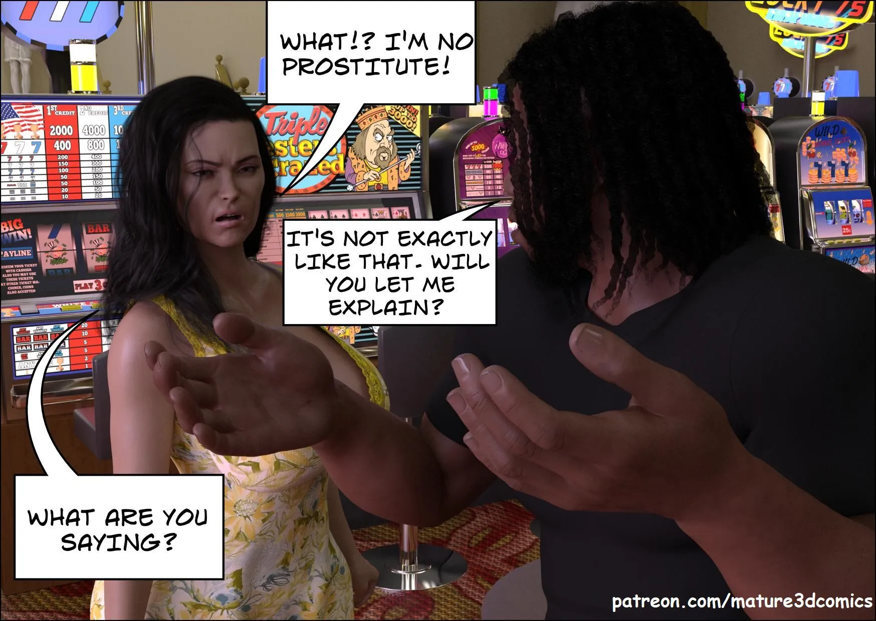 The Gamble [Mature3DComics] - 1 . The Gamble - Chapter 1 - Page 32