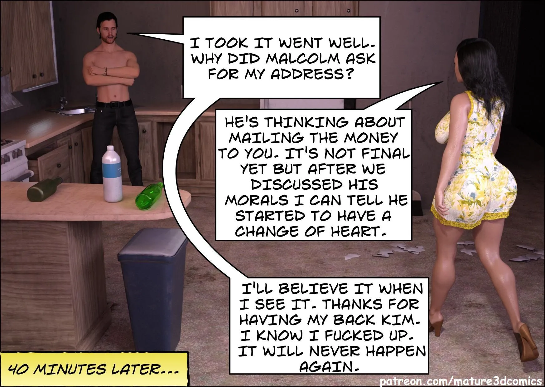 The Gamble [Mature3DComics] - 1 . The Gamble - Chapter 1 - Page 37