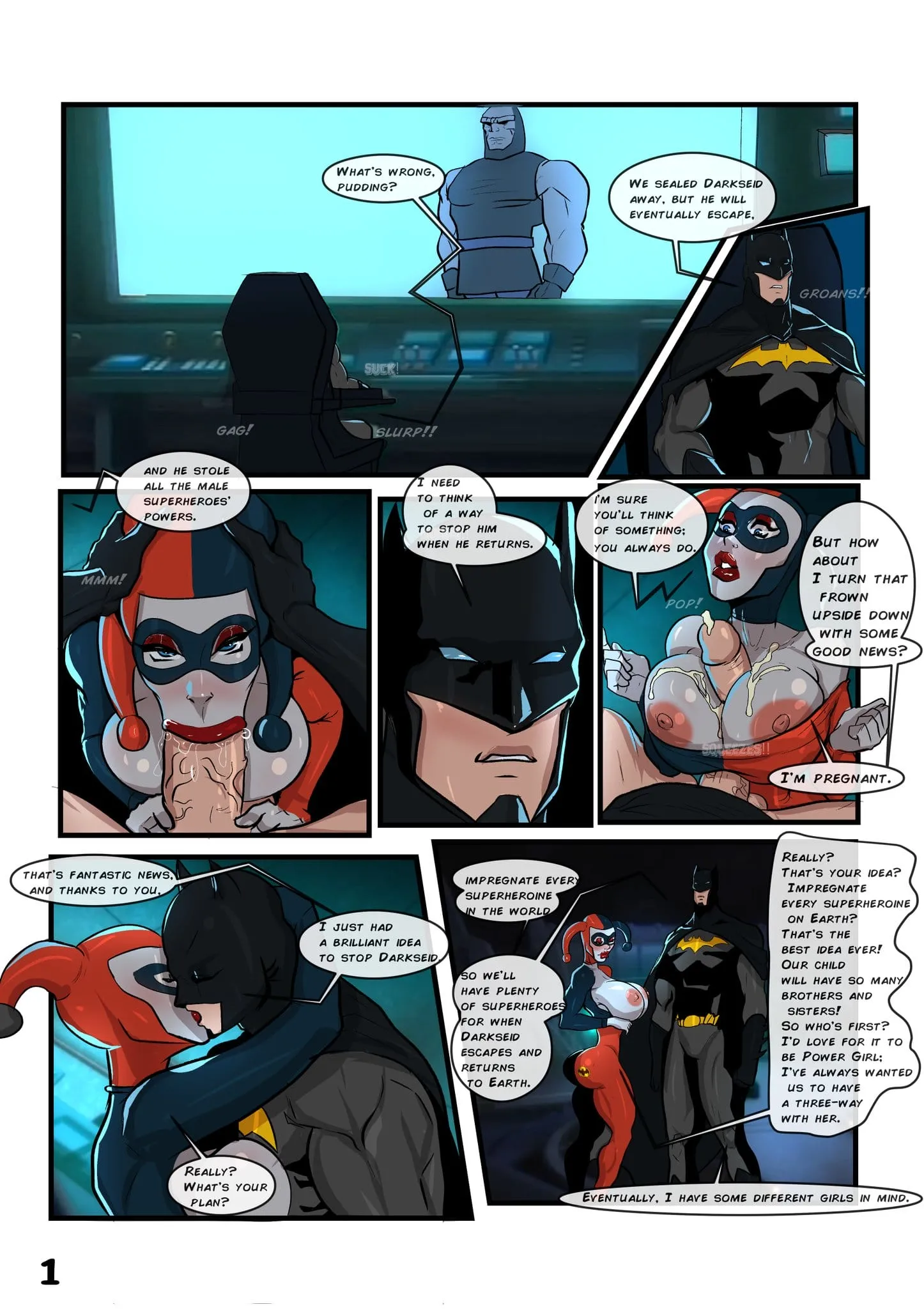 Batman impregnates the DC universe (Justice League) - 1 . Batman impregnates the DC universe [Lasga Claven] - Page 2