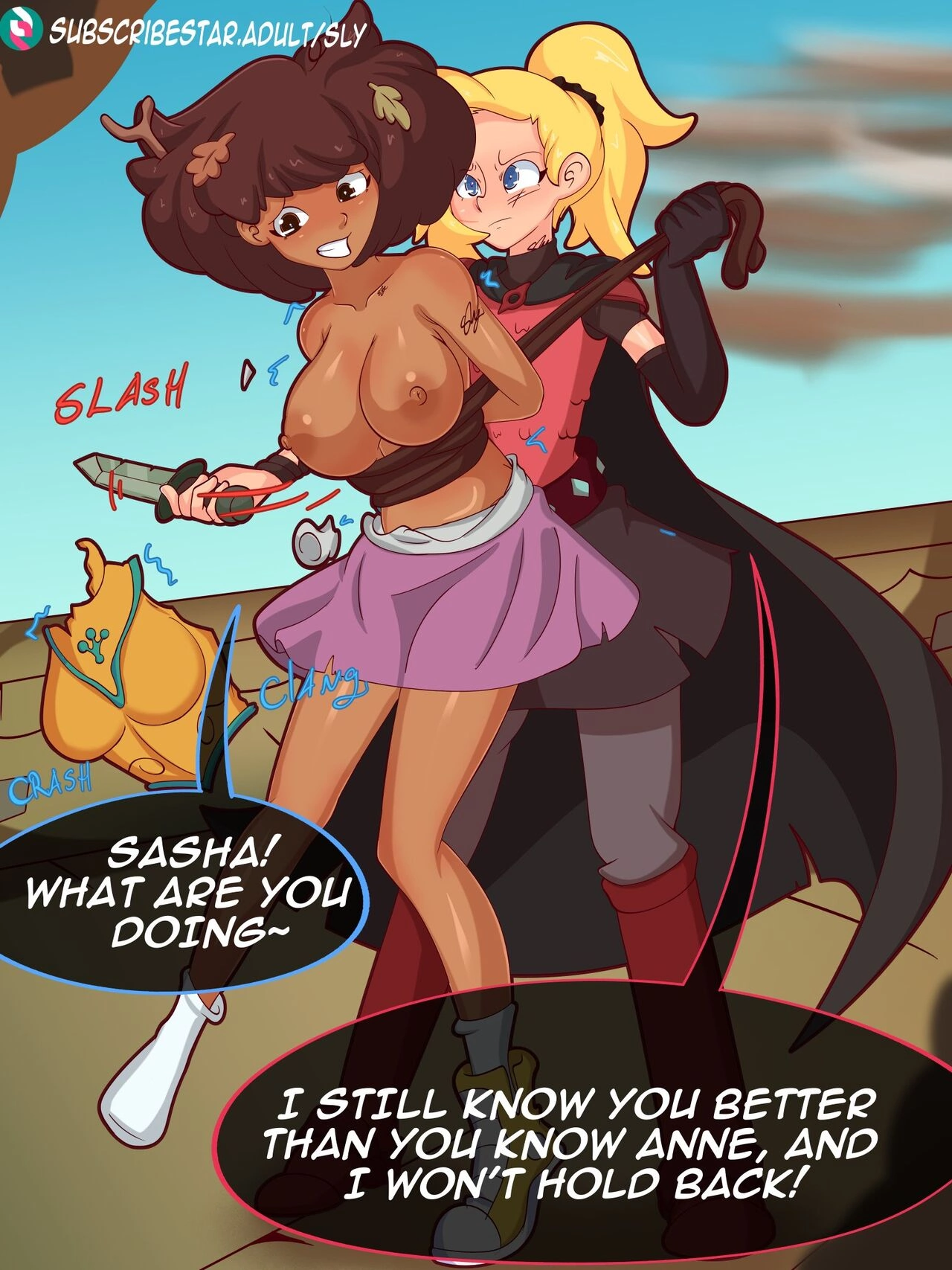Anne captured by Sasha (Amphibia) [Sly] - Anne captured by Sasha - Page 2