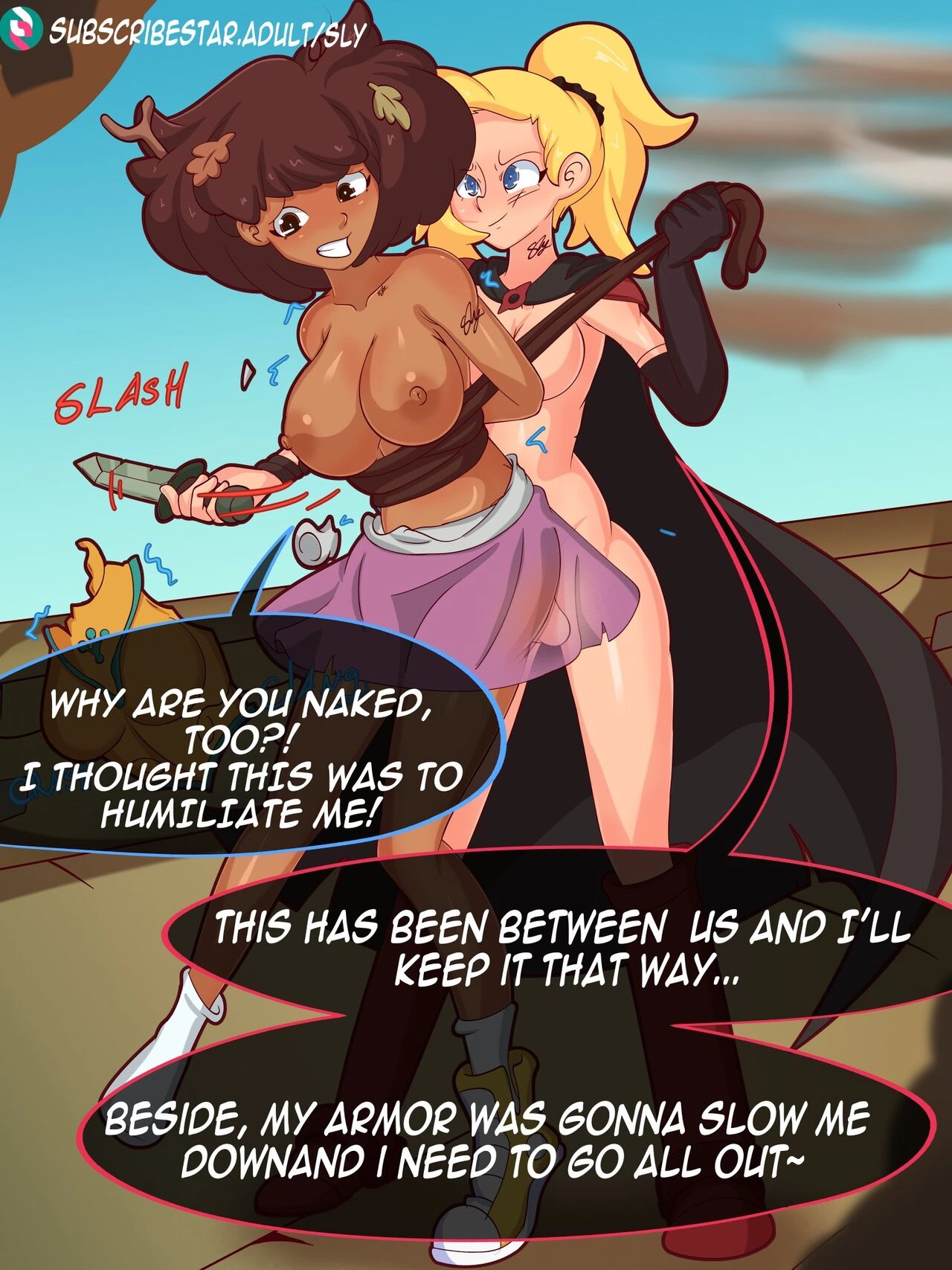 Anne captured by Sasha (Amphibia) [Sly] - Anne captured by Sasha - Page 3