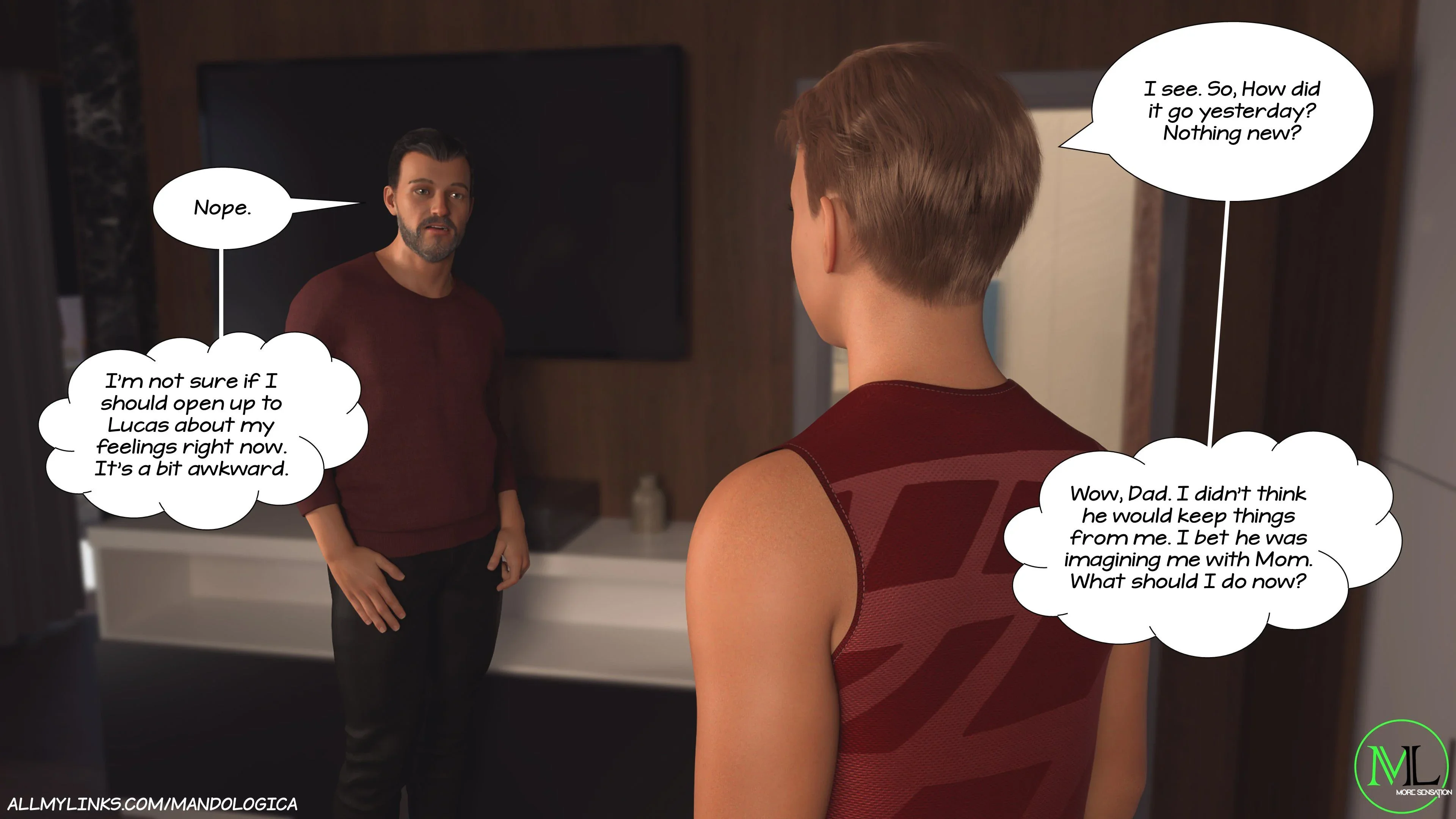 Breaking Boundaries [MandoLogica] - 8 . Breaking Boundaries - Chapter 8 - Page 204