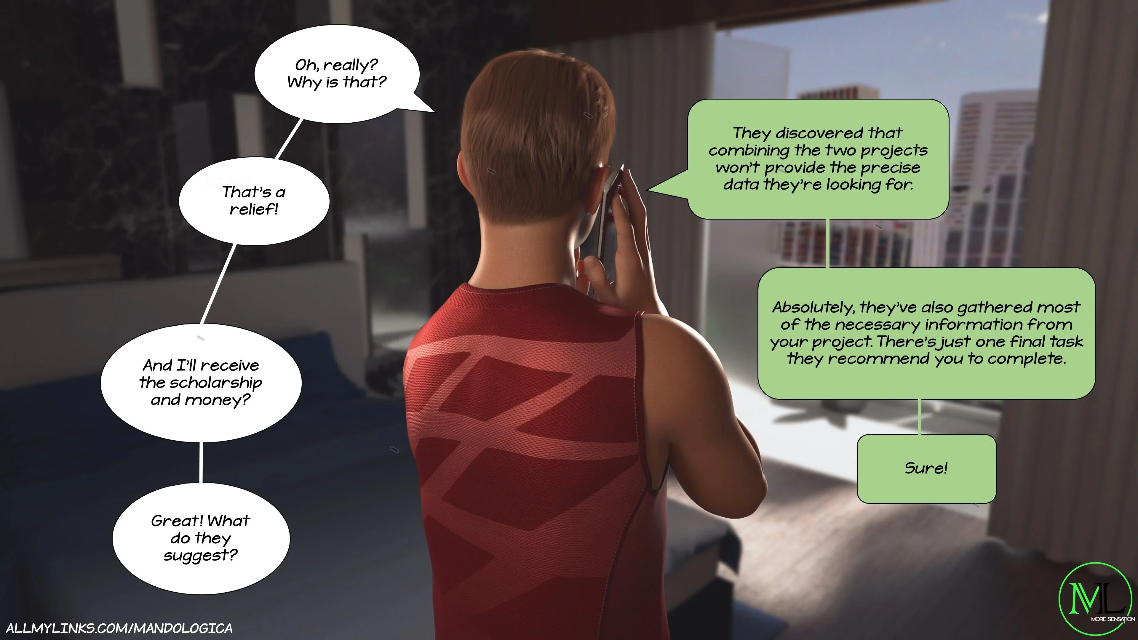 Breaking Boundaries [MandoLogica] - 8 . Breaking Boundaries - Chapter 8 - Page 209