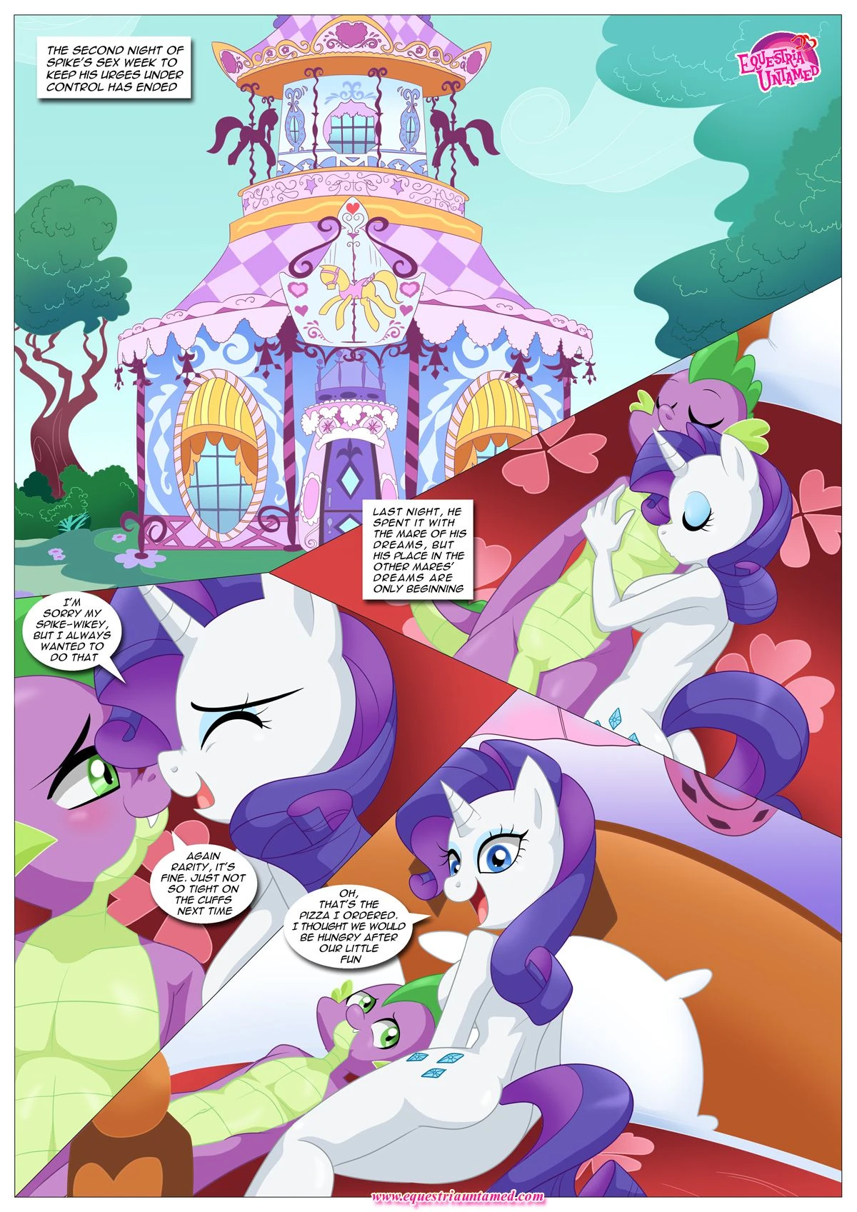 Spike’s Harem (My Little Pony – Friendship Is Magic) [PalComix] - 4 . Rainbow Dash's Game Of Extreme PDA - Chapter 4 (My Little Pony - Friendship Is Magic) [PalComix] - Page 2
