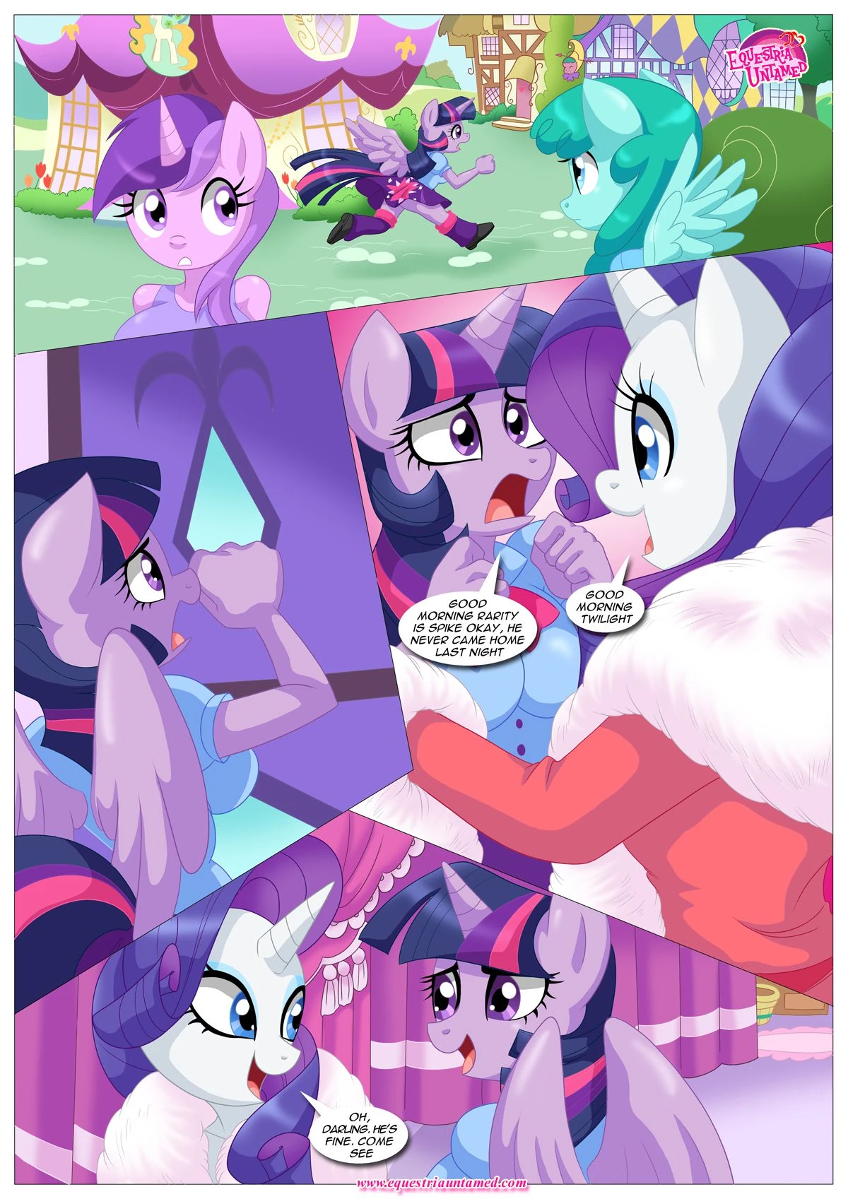 Spike’s Harem (My Little Pony – Friendship Is Magic) [PalComix] - 4 . Rainbow Dash's Game Of Extreme PDA - Chapter 4 (My Little Pony - Friendship Is Magic) [PalComix] - Page 6