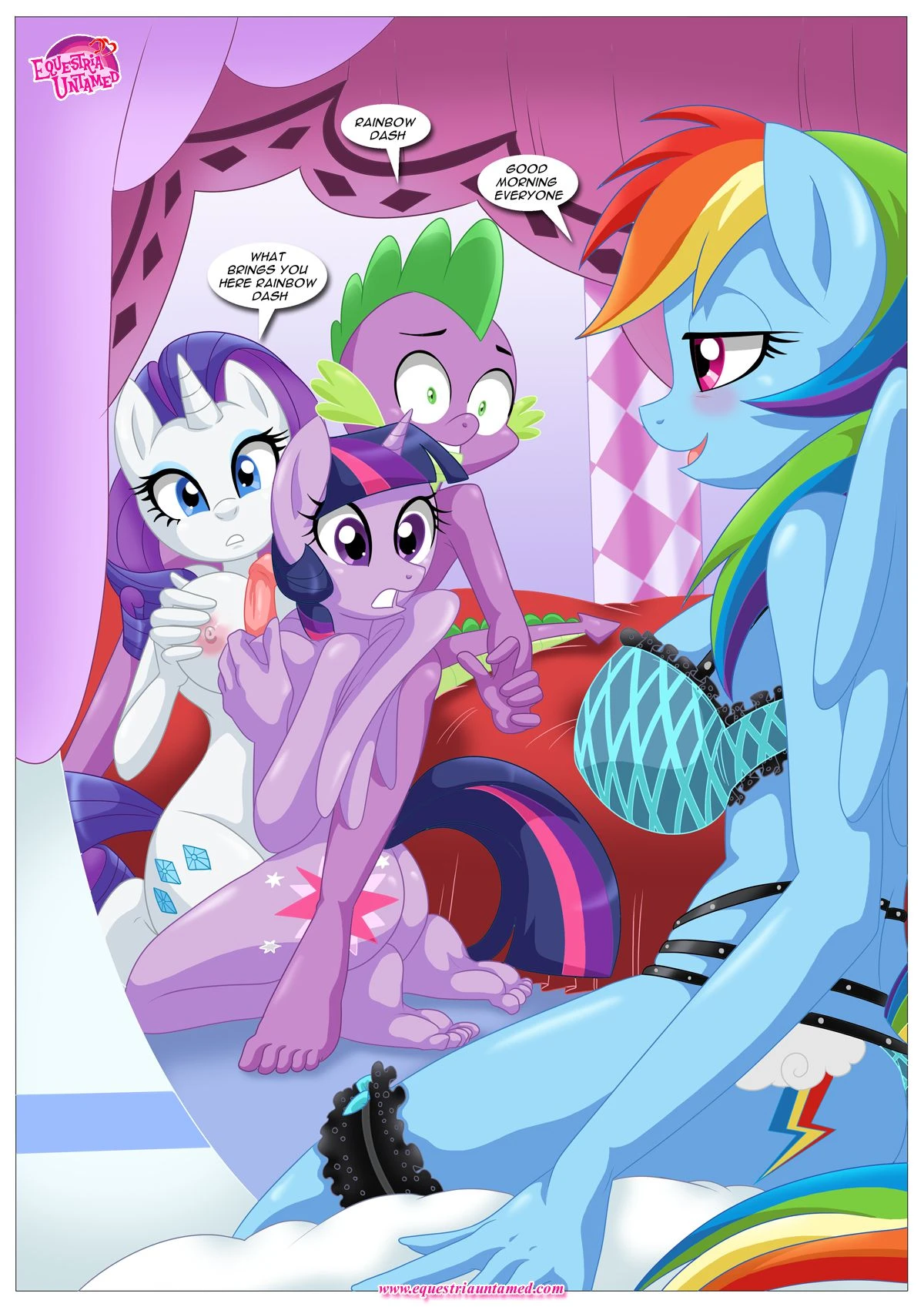 Spike’s Harem (My Little Pony – Friendship Is Magic) [PalComix] - 4 . Rainbow Dash's Game Of Extreme PDA - Chapter 4 (My Little Pony - Friendship Is Magic) [PalComix] - Page 11