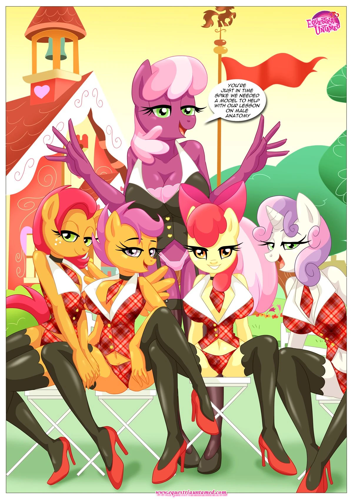 Spike’s Harem (My Little Pony – Friendship Is Magic) [PalComix] - 4 . Rainbow Dash's Game Of Extreme PDA - Chapter 4 (My Little Pony - Friendship Is Magic) [PalComix] - Page 18