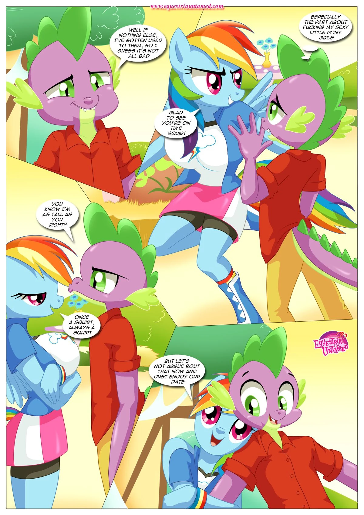 Spike’s Harem (My Little Pony – Friendship Is Magic) [PalComix] - 4 . Rainbow Dash's Game Of Extreme PDA - Chapter 4 (My Little Pony - Friendship Is Magic) [PalComix] - Page 19