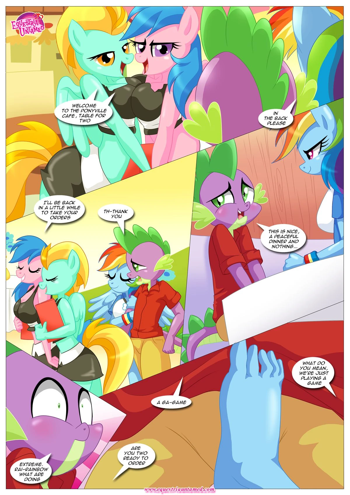 Spike’s Harem (My Little Pony – Friendship Is Magic) [PalComix] - 4 . Rainbow Dash's Game Of Extreme PDA - Chapter 4 (My Little Pony - Friendship Is Magic) [PalComix] - Page 20