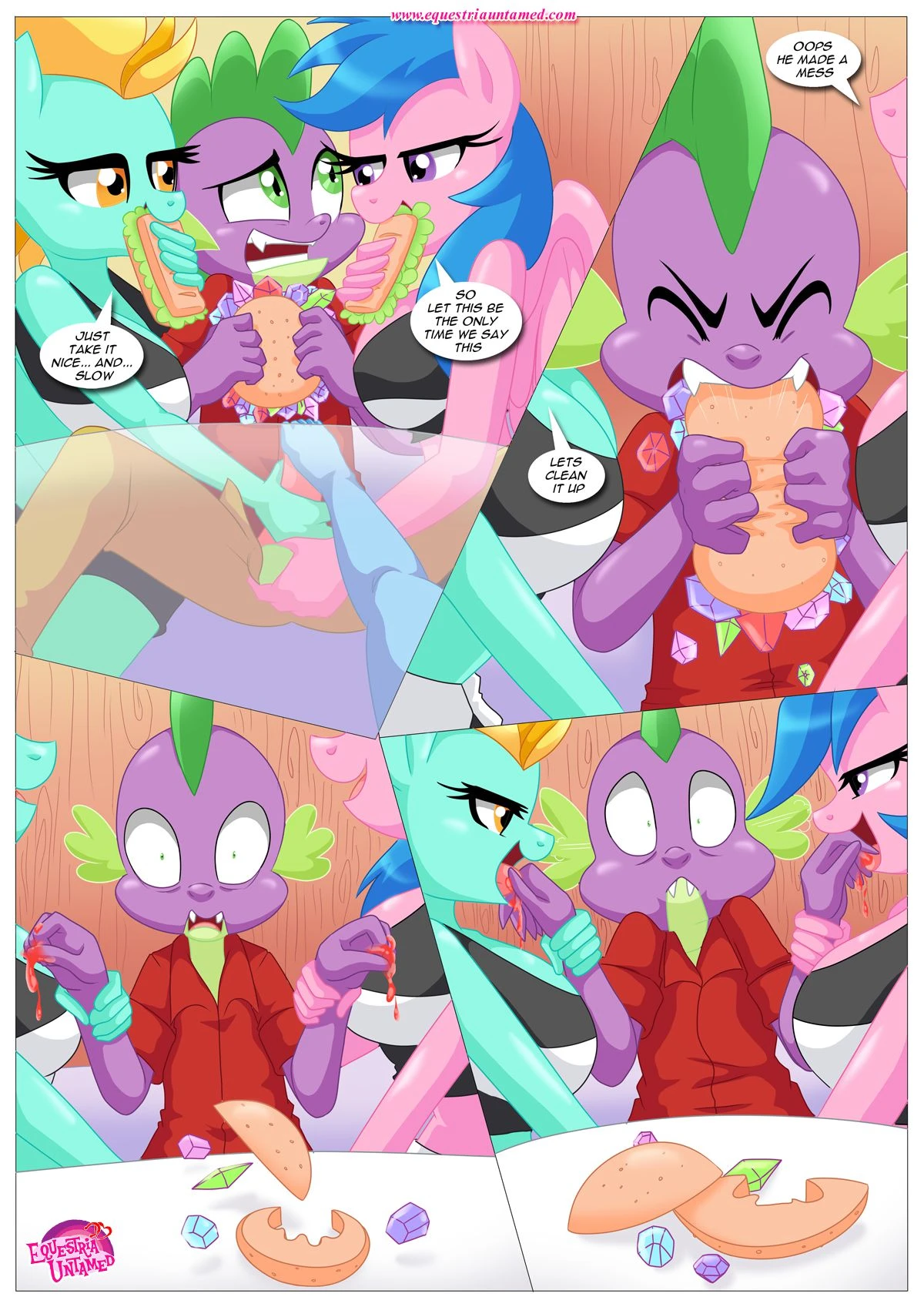Spike’s Harem (My Little Pony – Friendship Is Magic) [PalComix] - 4 . Rainbow Dash's Game Of Extreme PDA - Chapter 4 (My Little Pony - Friendship Is Magic) [PalComix] - Page 25