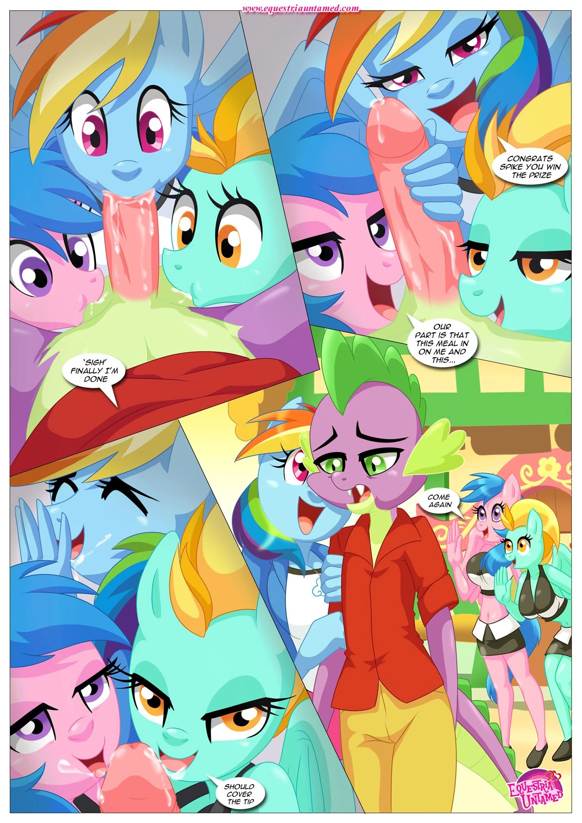 Spike’s Harem (My Little Pony – Friendship Is Magic) [PalComix] - 4 . Rainbow Dash's Game Of Extreme PDA - Chapter 4 (My Little Pony - Friendship Is Magic) [PalComix] - Page 27