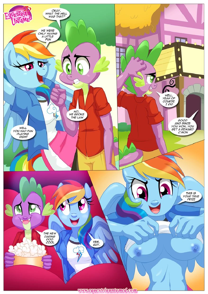 Spike’s Harem (My Little Pony – Friendship Is Magic) [PalComix] - 4 . Rainbow Dash's Game Of Extreme PDA - Chapter 4 (My Little Pony - Friendship Is Magic) [PalComix] - Page 28