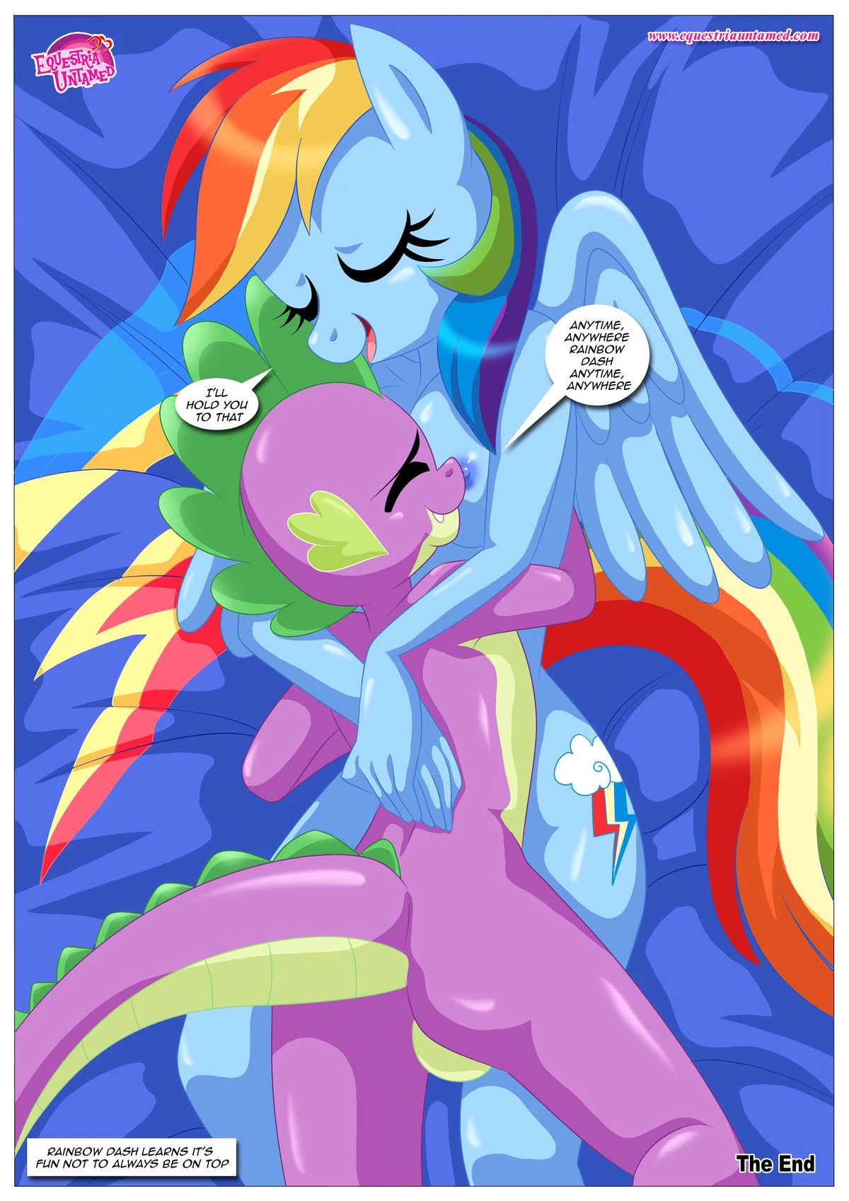 Spike’s Harem (My Little Pony – Friendship Is Magic) [PalComix] - 4 . Rainbow Dash's Game Of Extreme PDA - Chapter 4 (My Little Pony - Friendship Is Magic) [PalComix] - Page 40