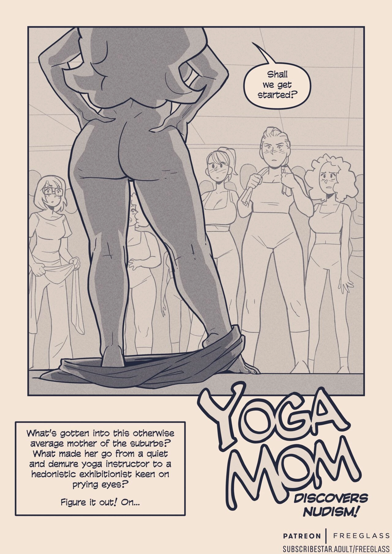 YOGA MOM discovers Nudism! [FreeGlass] - YOGA MOM discovers Nudism! - Page 4