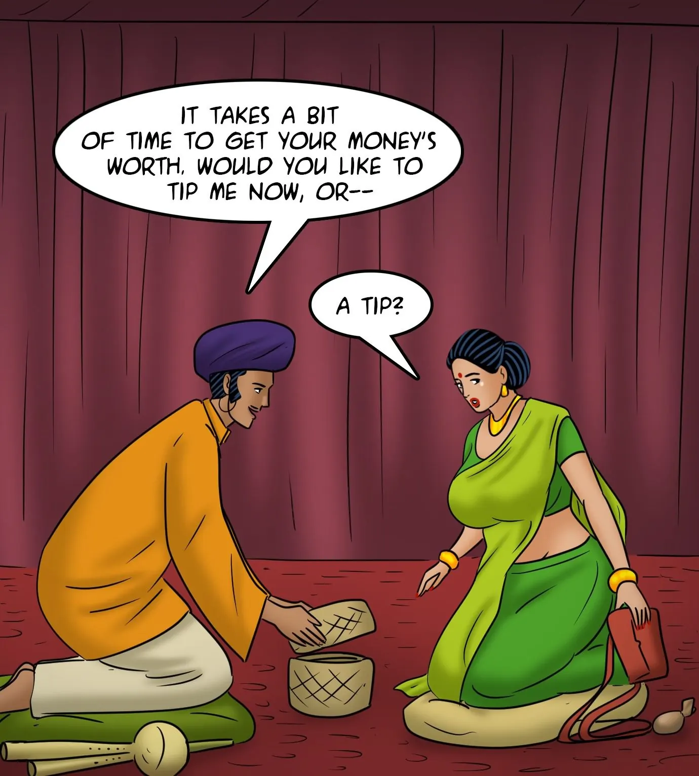 Velamma All Episodes Comics - 120 . Velamma - Episode 120 - Snake Charmer - Page 53