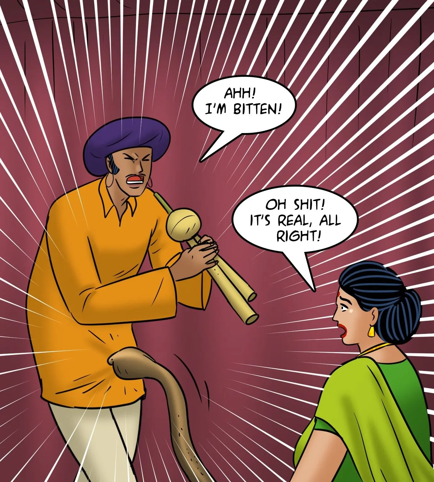 Velamma All Episodes Comics - 120 . Velamma - Episode 120 - Snake Charmer - Page 62