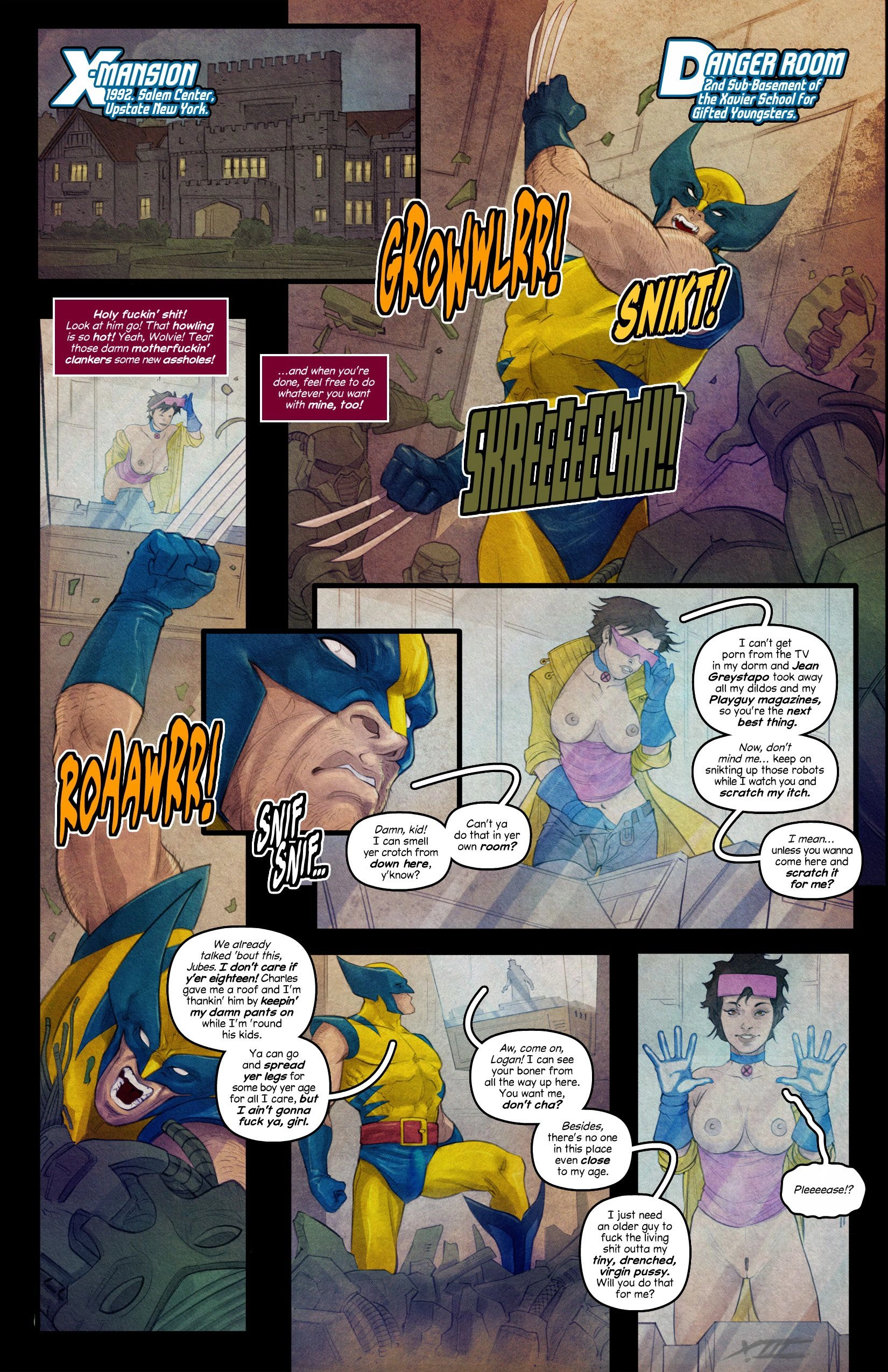 Secret Tales Of The X-Mansion – Intangible Touch (X-Men) - Intangible Touch 2 - Page 3