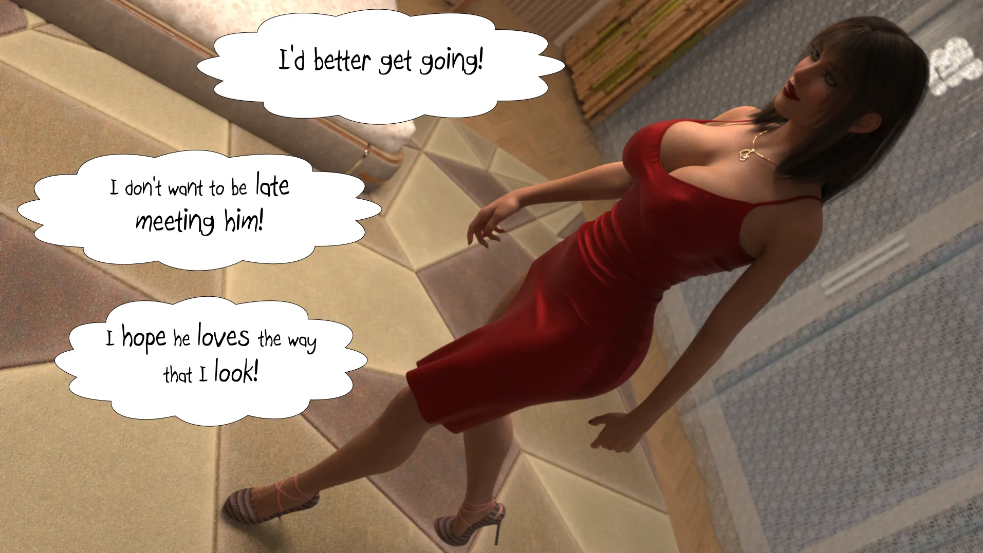 The Best Girlfriend [Corruption3DX] - 1.2 . The Best Girlfriend - Chapter 1 Part 2 - Page 44