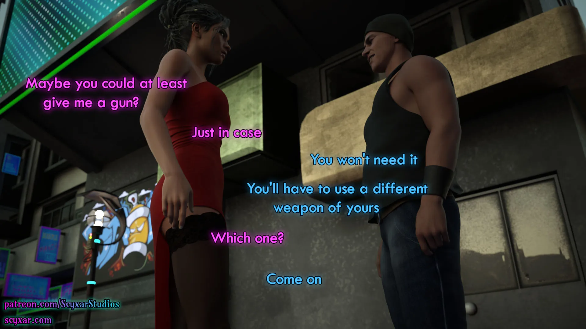Once You Go Black, You Never Go Back (Cyberpunk) - 8 . Once You Go Black, You Never Go Back - Chapter 8 [Scyxar Studios] - Page 6
