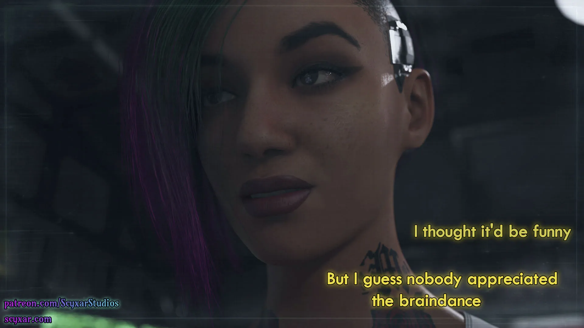 Once You Go Black, You Never Go Back (Cyberpunk) - 8 . Once You Go Black, You Never Go Back - Chapter 8 [Scyxar Studios] - Page 17