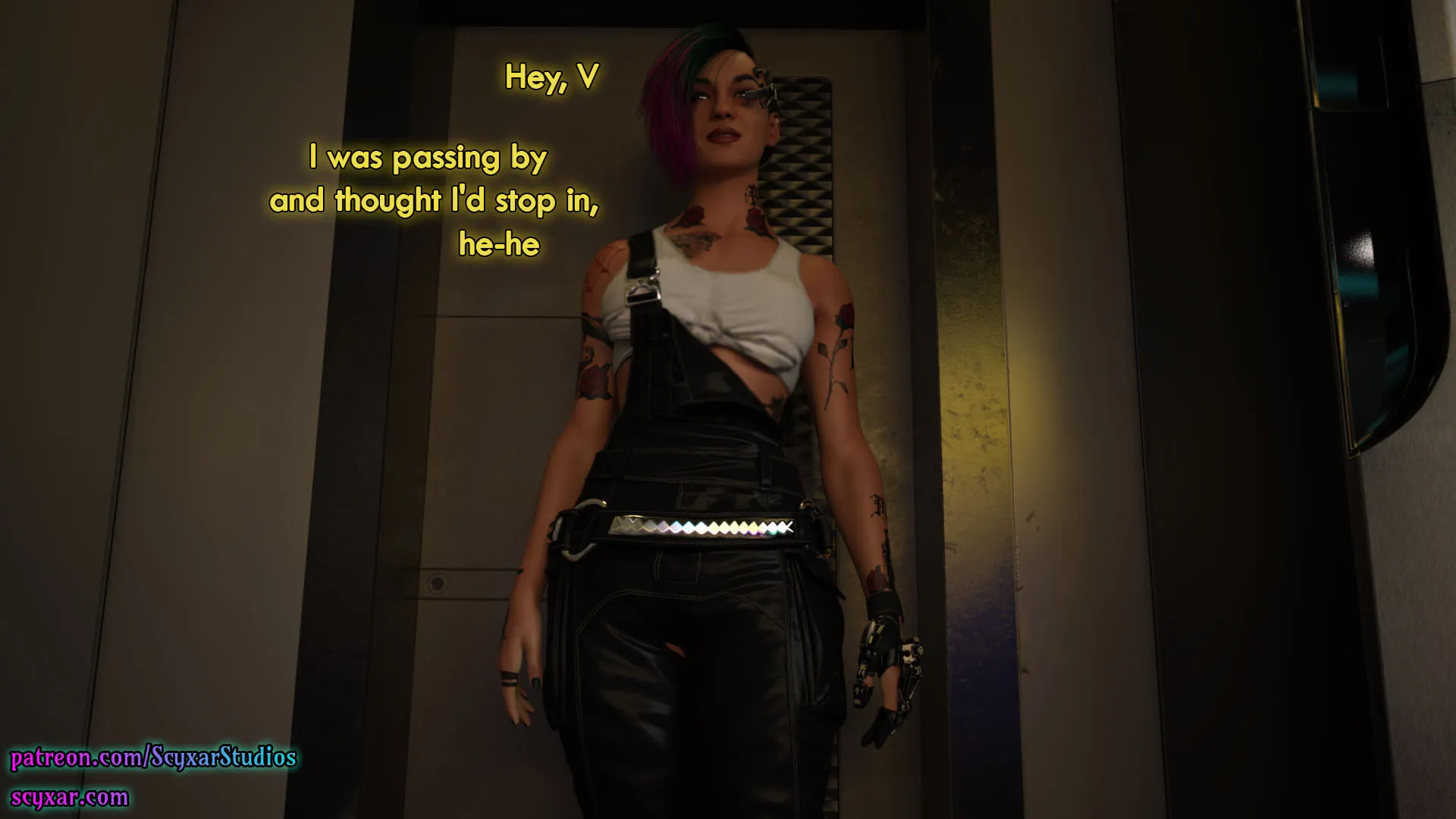 Once You Go Black, You Never Go Back (Cyberpunk) - 8 . Once You Go Black, You Never Go Back - Chapter 8 [Scyxar Studios] - Page 35