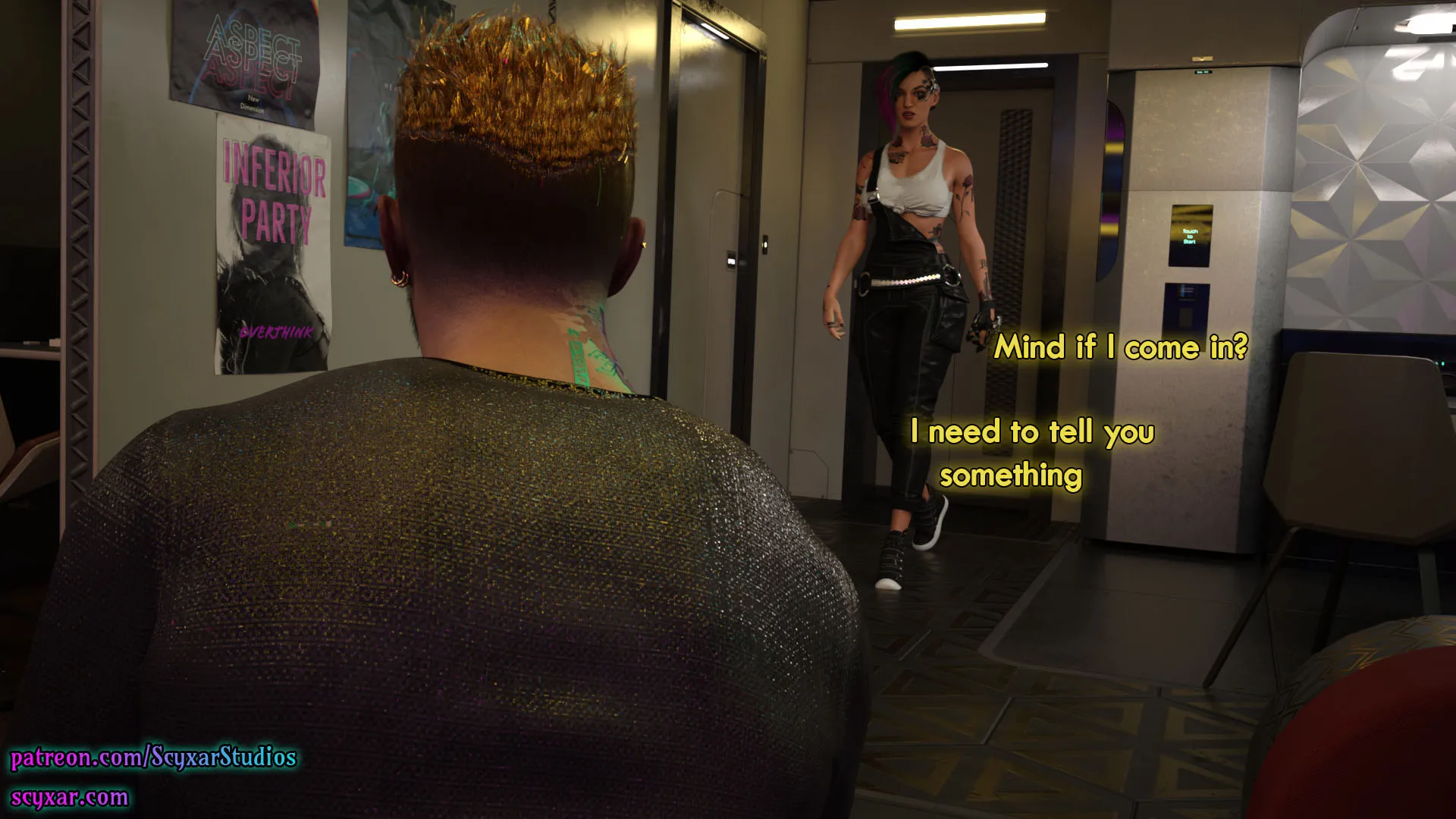 Once You Go Black, You Never Go Back (Cyberpunk) - 8 . Once You Go Black, You Never Go Back - Chapter 8 [Scyxar Studios] - Page 37