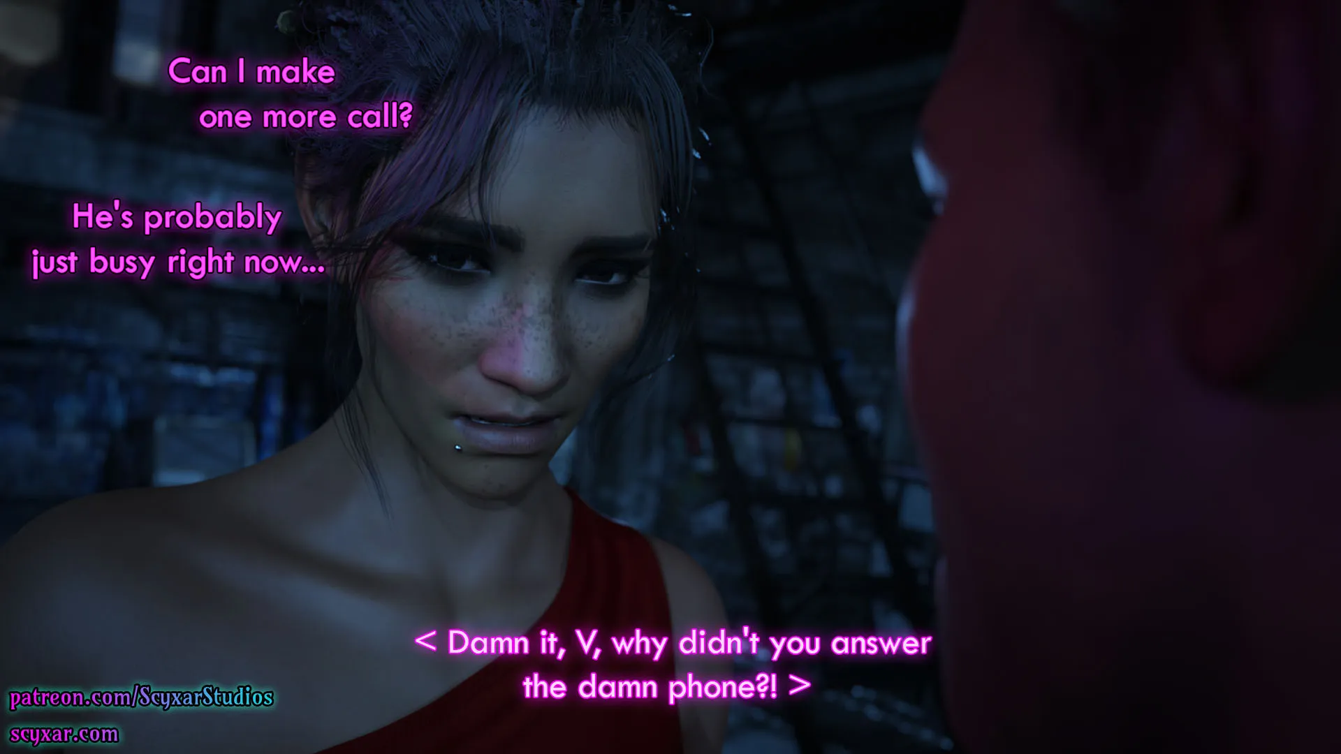 Once You Go Black, You Never Go Back (Cyberpunk) - 8 . Once You Go Black, You Never Go Back - Chapter 8 [Scyxar Studios] - Page 74