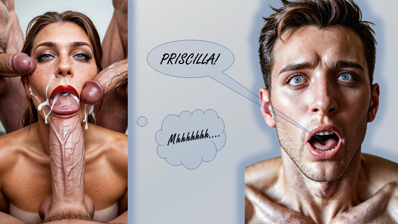 Priscillas Photoshoot – A Triple Anal Gangbang [RubberDuckFucker] - Priscillas Photoshoot - A Triple Anal Gangbang - Page 34