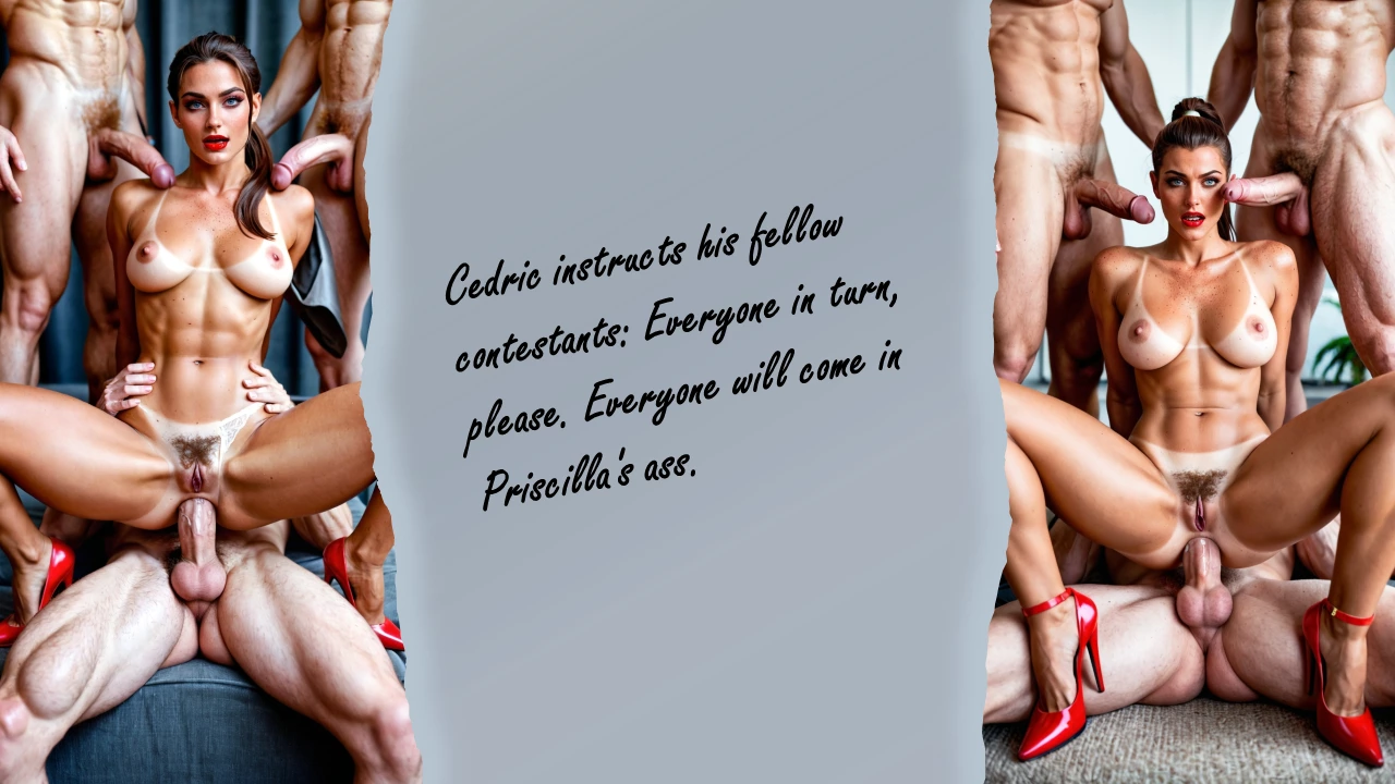 Priscillas Photoshoot – A Triple Anal Gangbang [RubberDuckFucker] - Priscillas Photoshoot - A Triple Anal Gangbang - Page 44