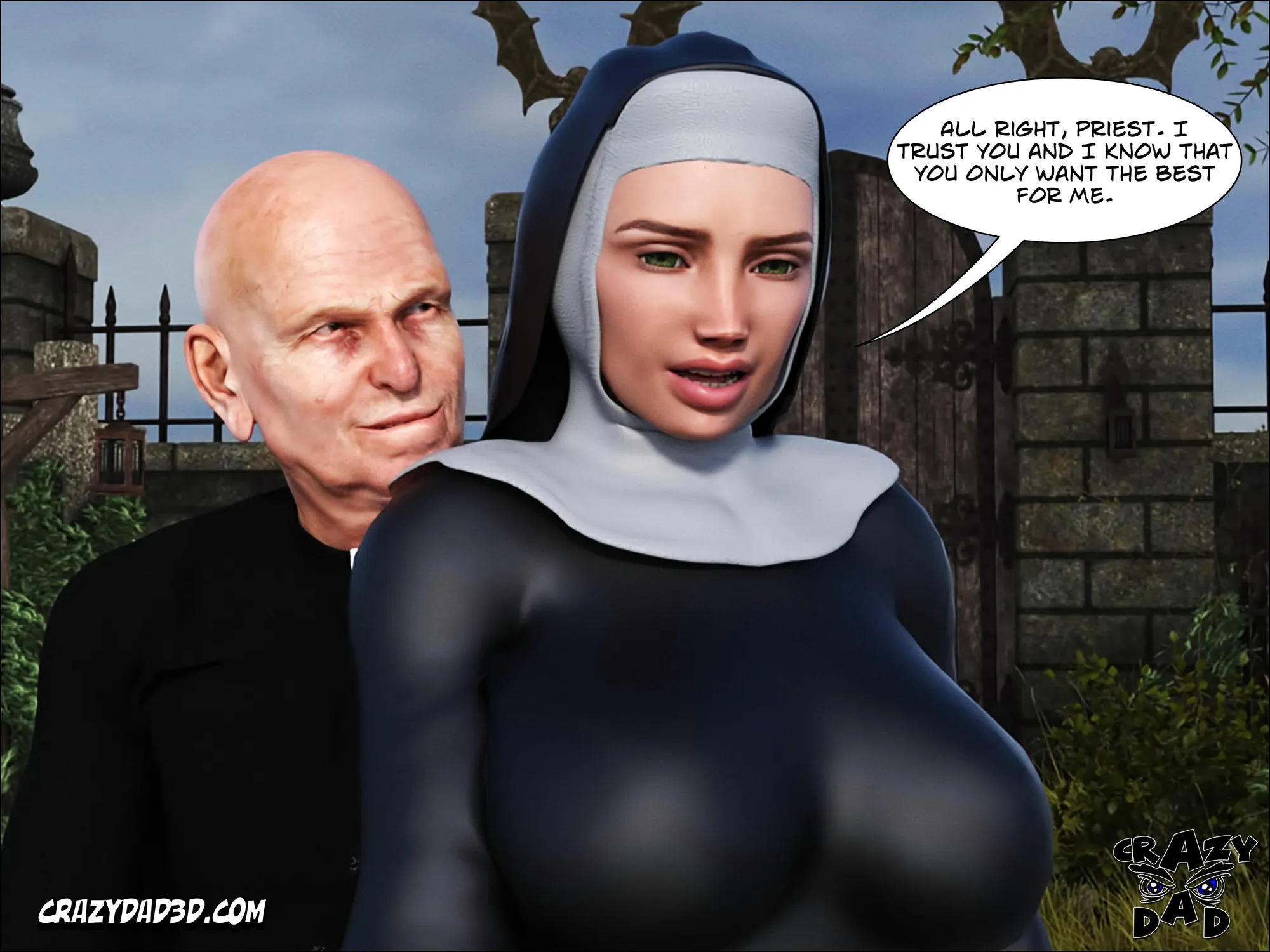 Sister Grace [CrazyDad3D] - 3 . Sister Grace - Chapter 3 [CrazyDad3D] - Page 7