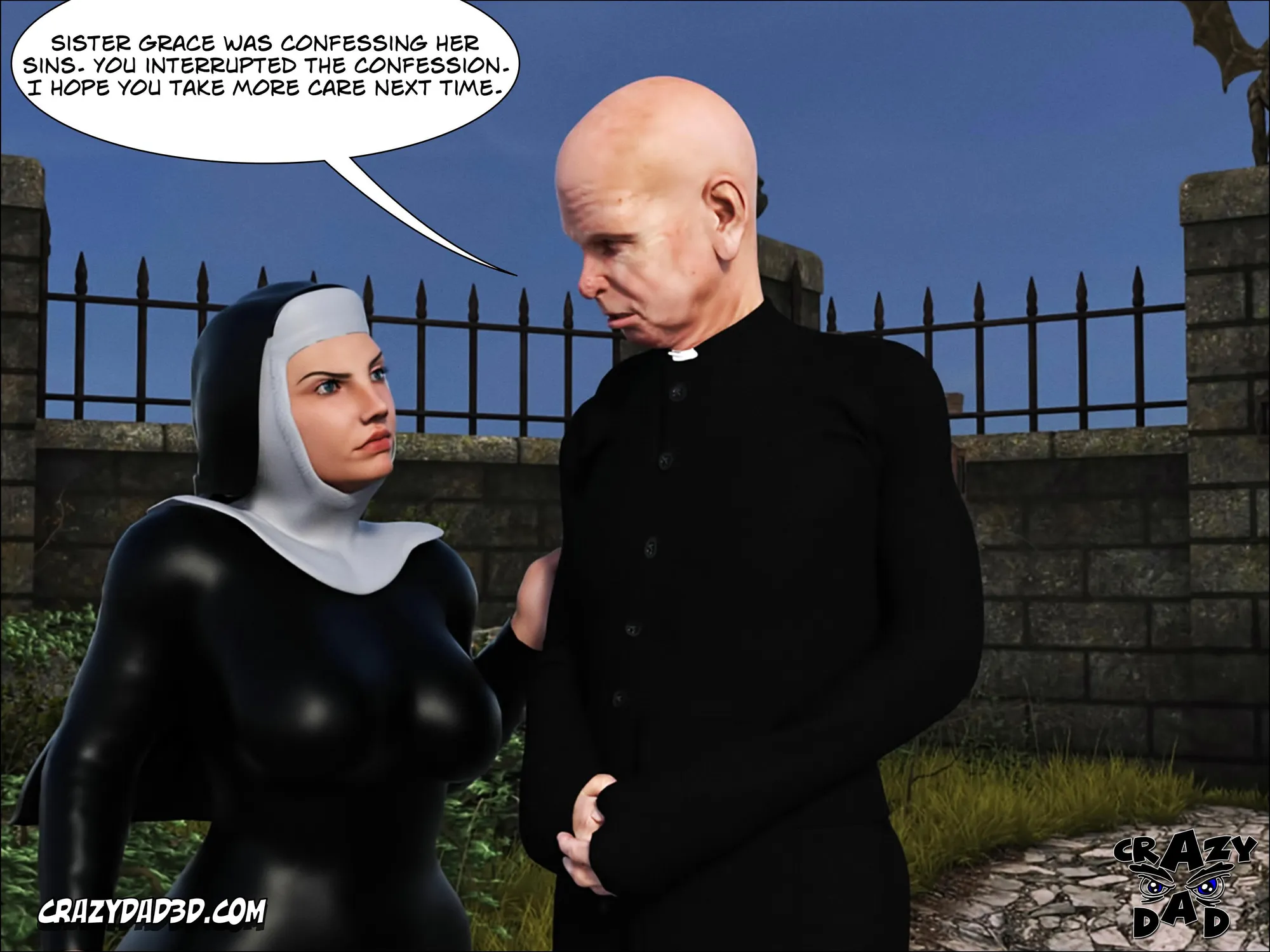 Sister Grace [CrazyDad3D] - 3 . Sister Grace - Chapter 3 [CrazyDad3D] - Page 16