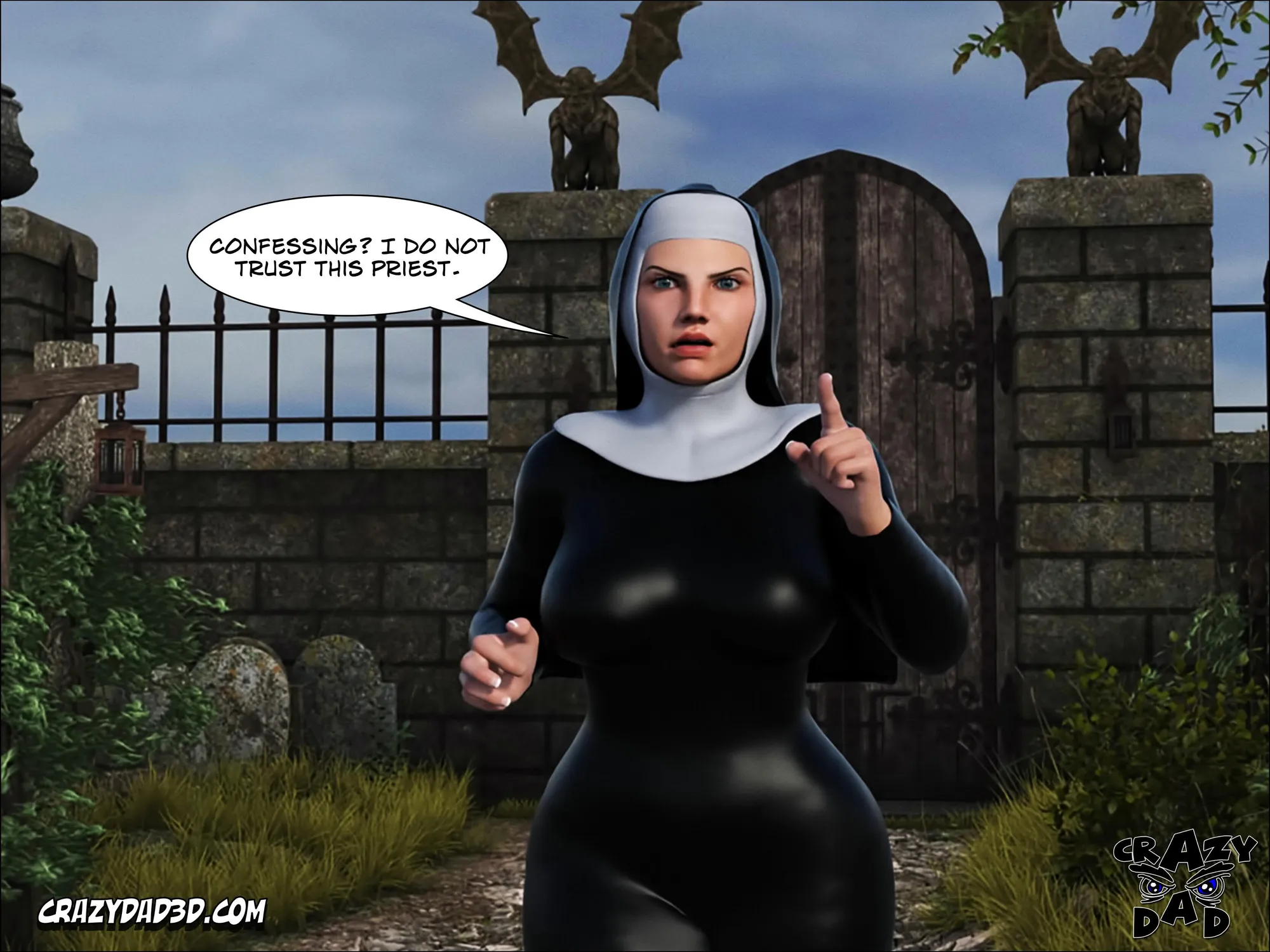 Sister Grace [CrazyDad3D] - 3 . Sister Grace - Chapter 3 [CrazyDad3D] - Page 17