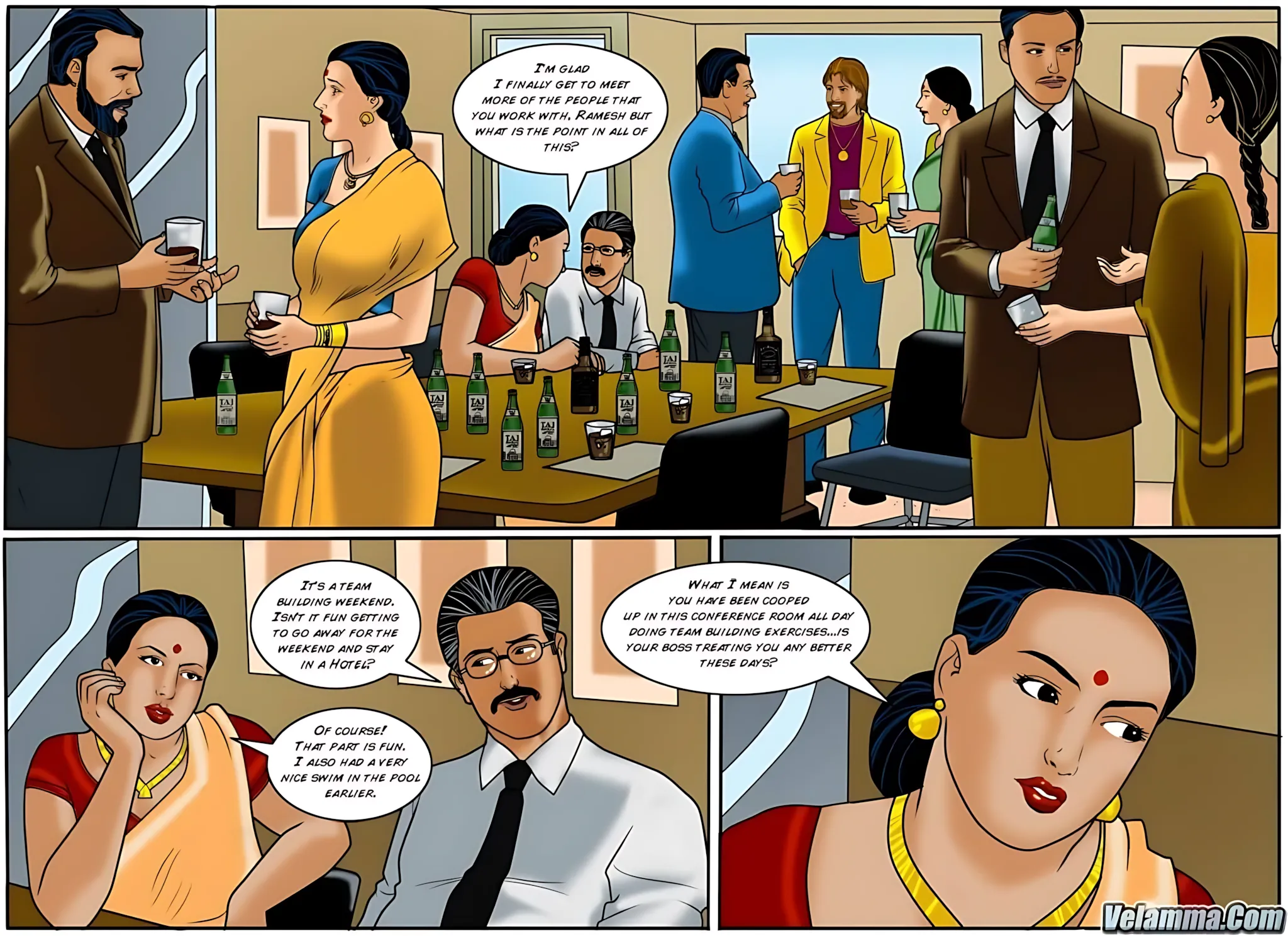 Velamma All Episodes Comics - 46 . Velamma - Episode 46 - He's The Boss - Page 2