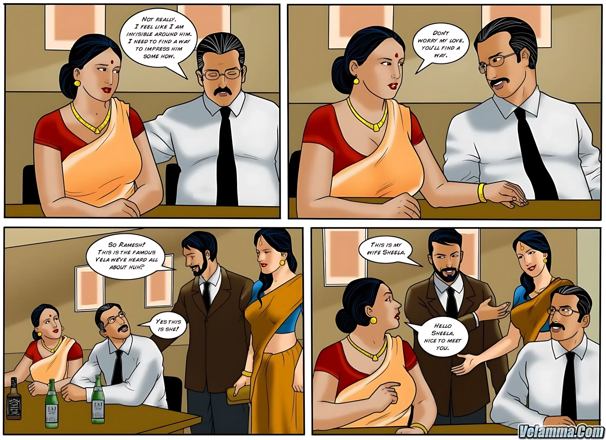 Velamma All Episodes Comics - 46 . Velamma - Episode 46 - He's The Boss - Page 3