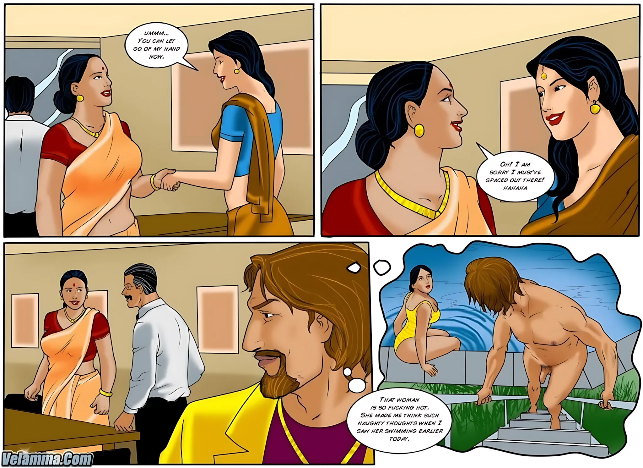 Velamma All Episodes Comics - 46 . Velamma - Episode 46 - He's The Boss - Page 5