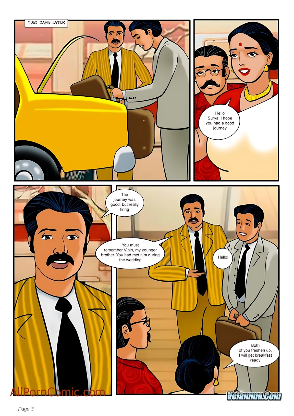 Velamma All Episodes Comics - 9 . Velamma - Episode 9 - Taking Virginity - Page 3