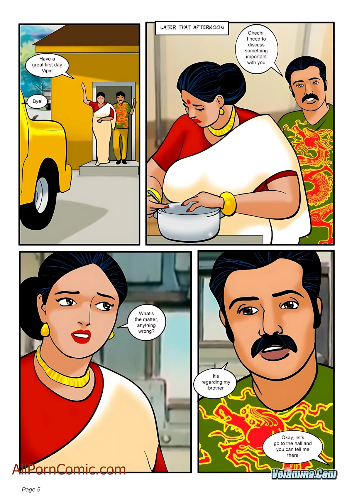 Velamma All Episodes Comics - 9 . Velamma - Episode 9 - Taking Virginity - Page 5