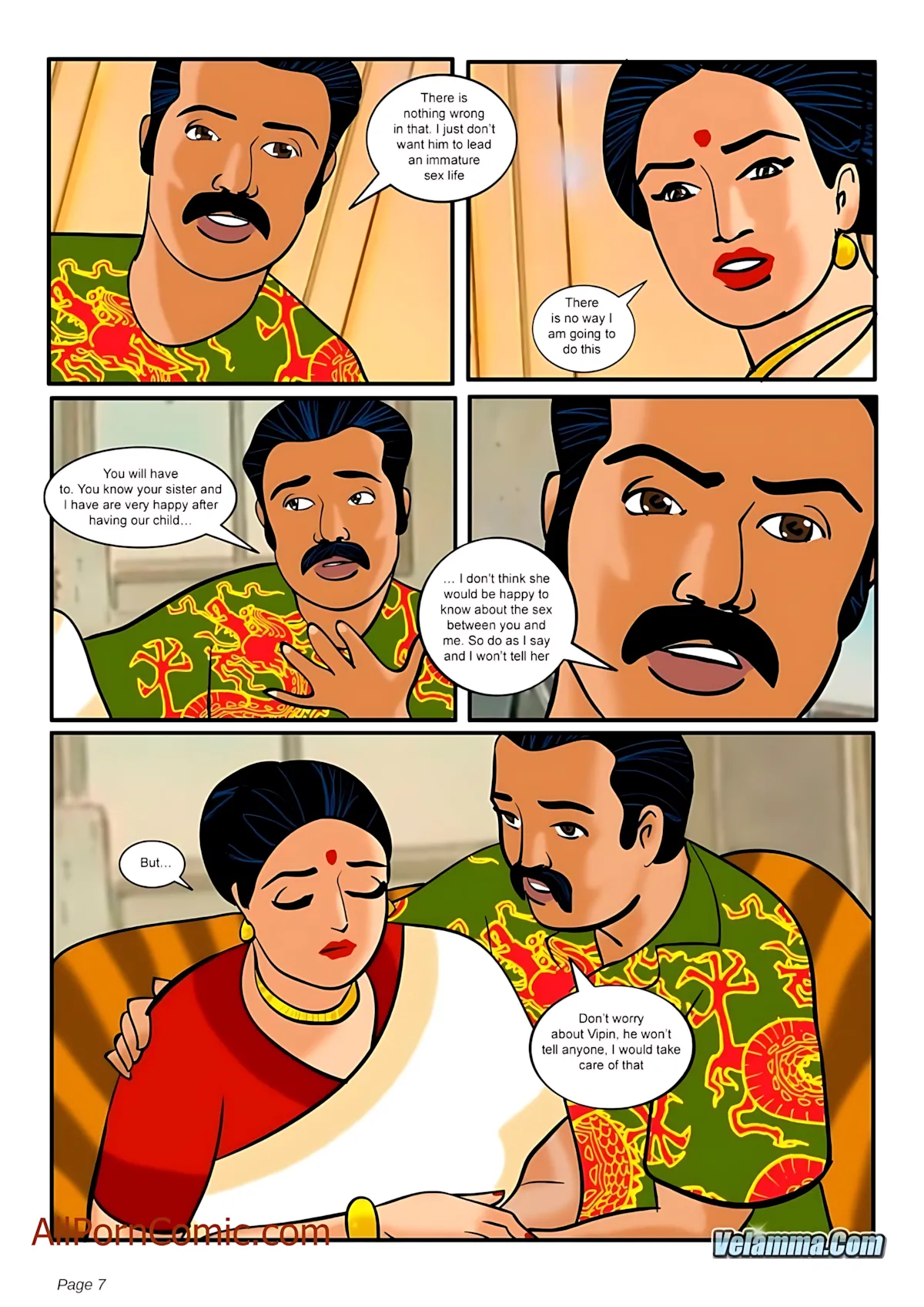 Velamma All Episodes Comics - 9 . Velamma - Episode 9 - Taking Virginity - Page 7